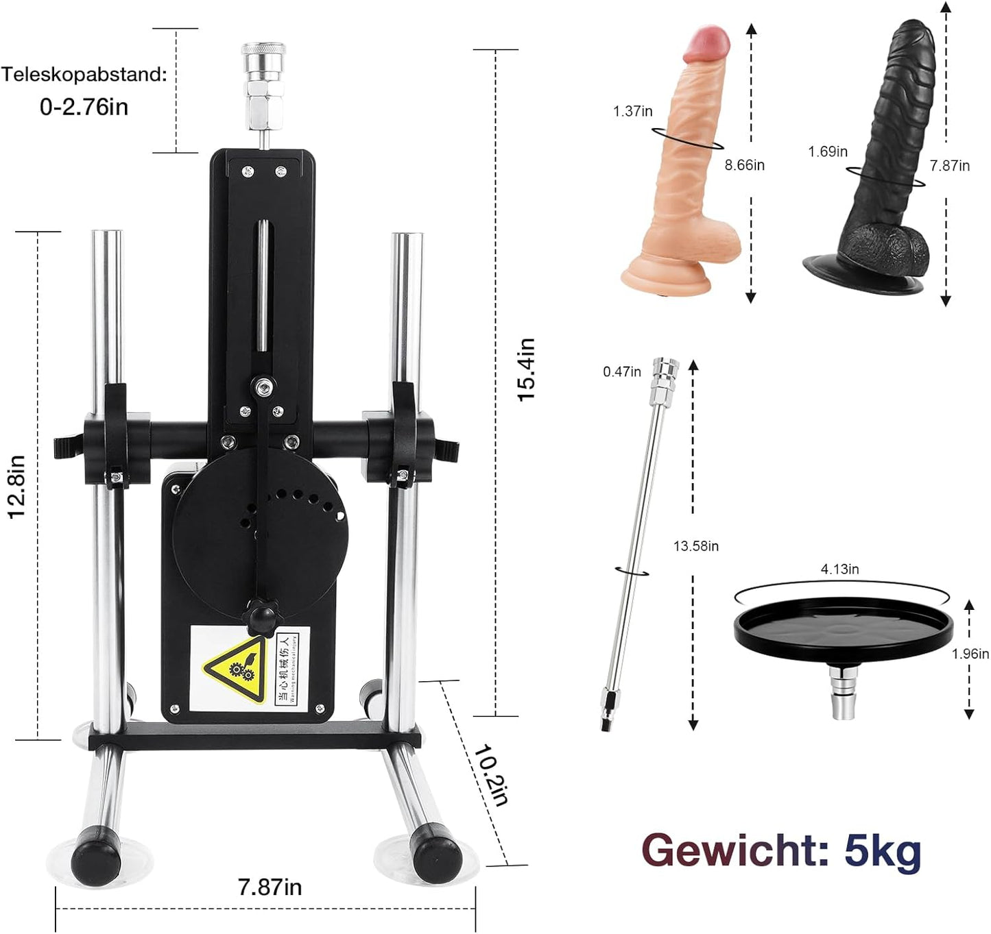IronThrust 360° Premium Thrusting Sex Machine - Vixen | Nova Network