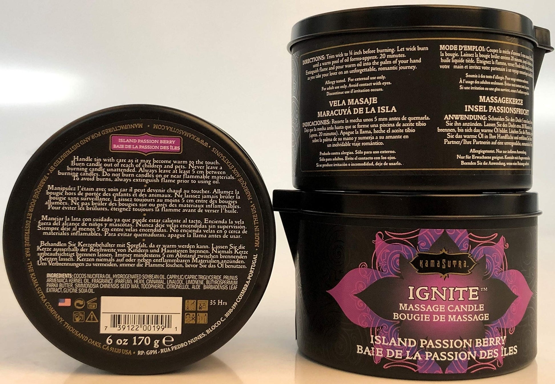 Island Passion Berry Sensual Massage Candle - Vixen | Nova Network