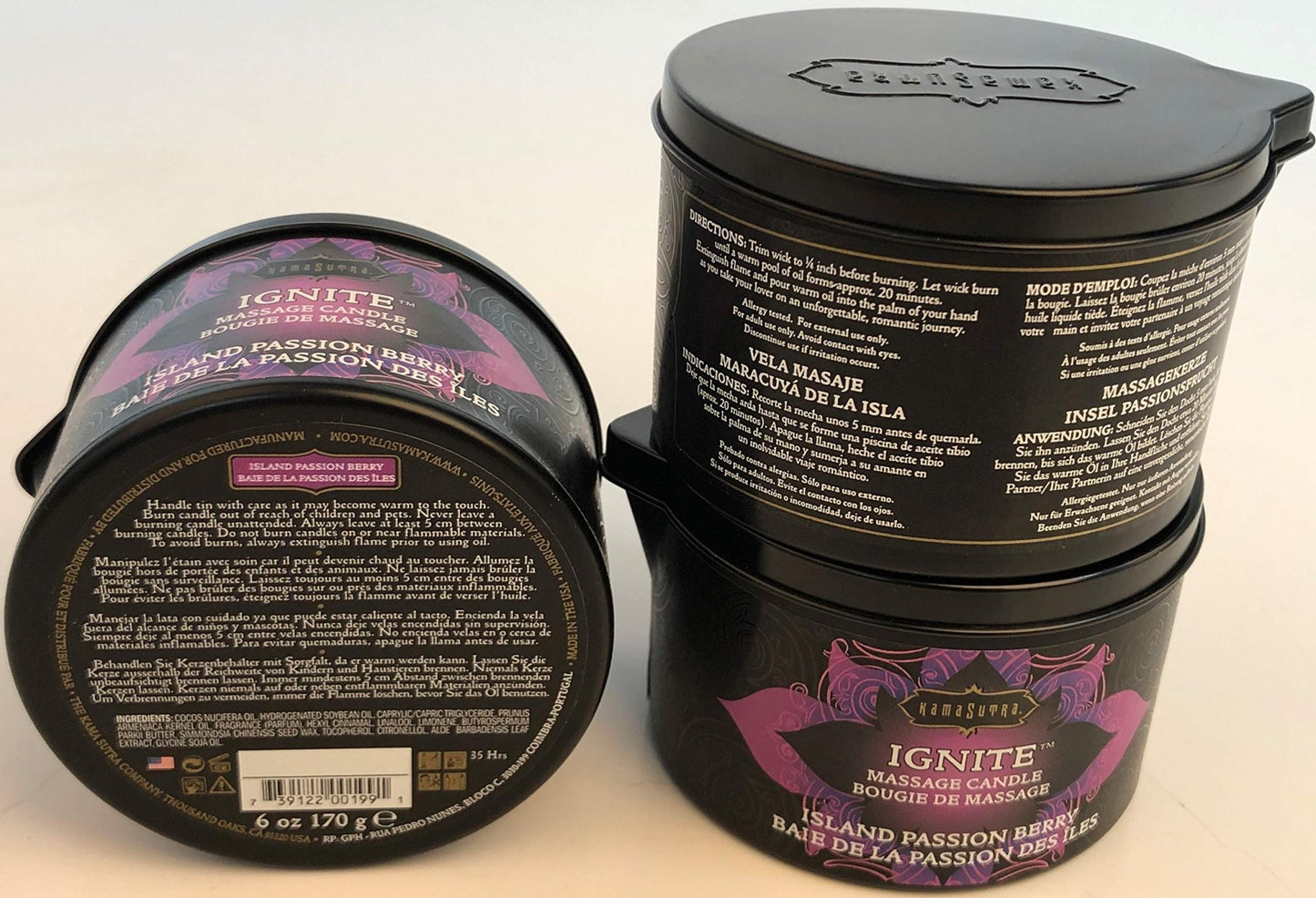 Island Passion Berry Sensual Massage Candle - Vixen | Nova Network