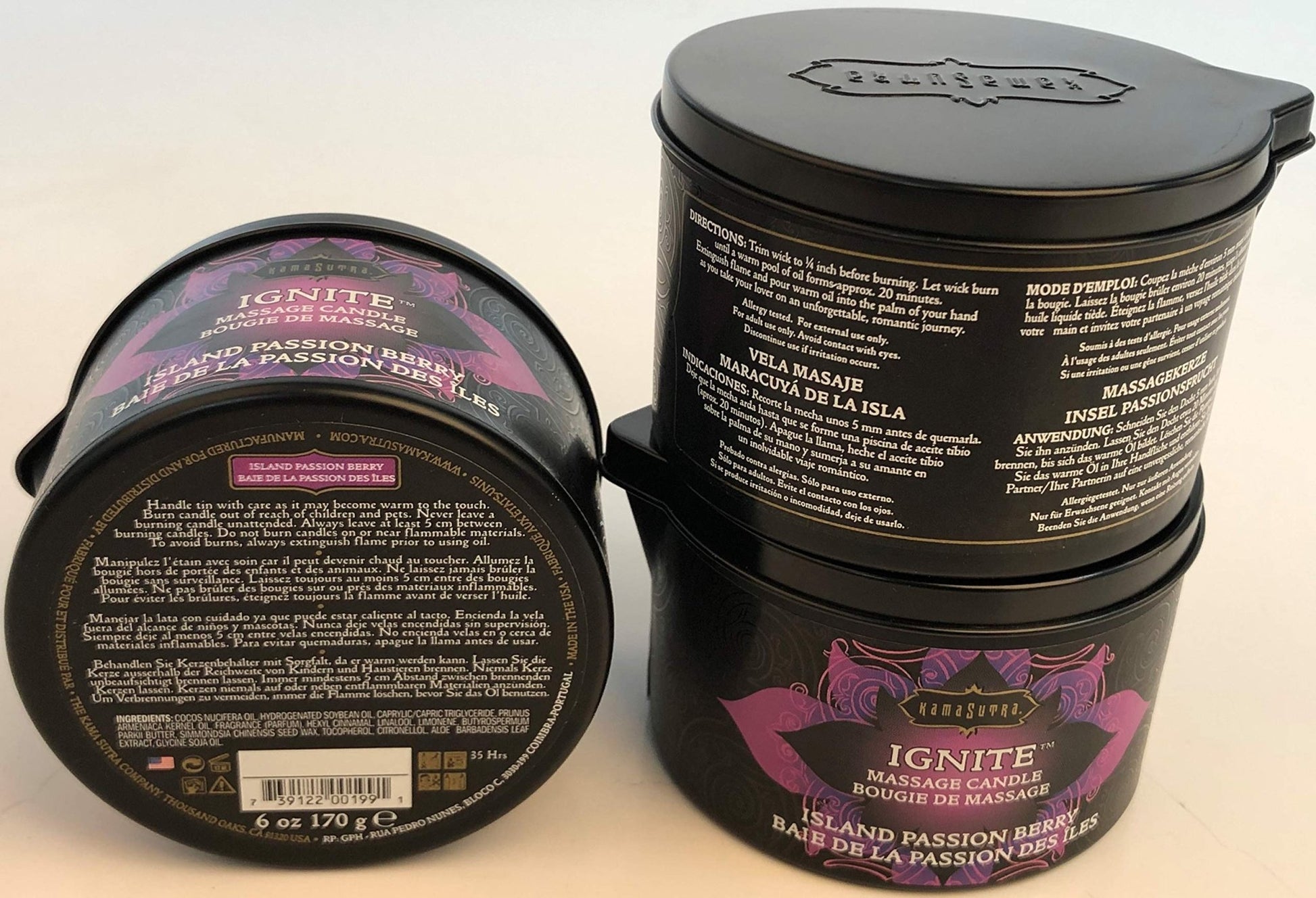 Island Passion Berry Sensual Massage Candle - Vixen | Nova Network