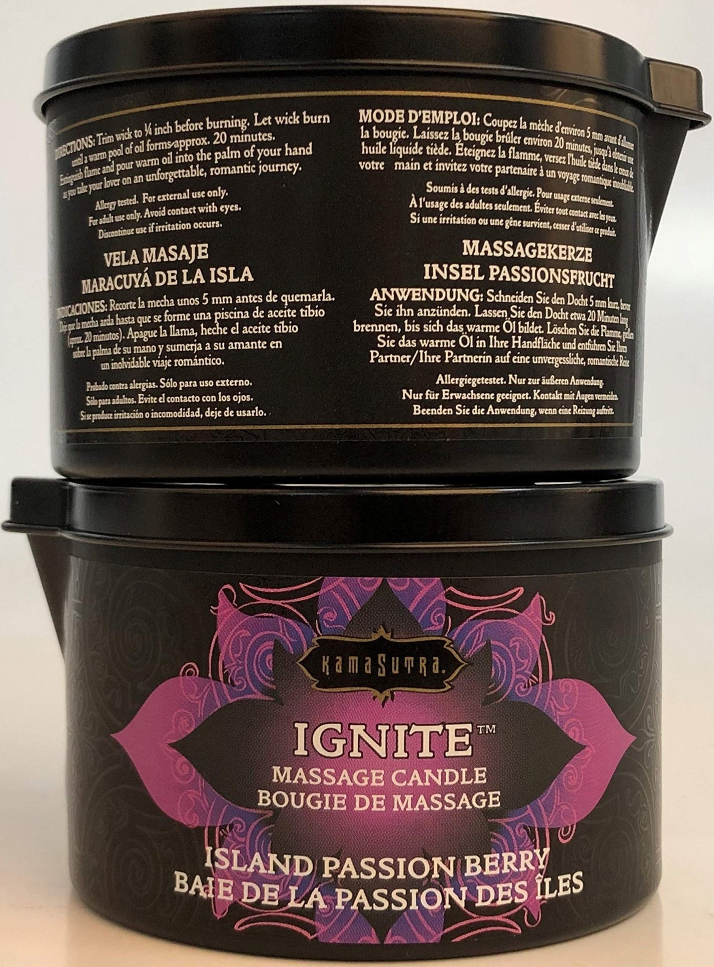Island Passion Berry Sensual Massage Candle - Vixen | Nova Network