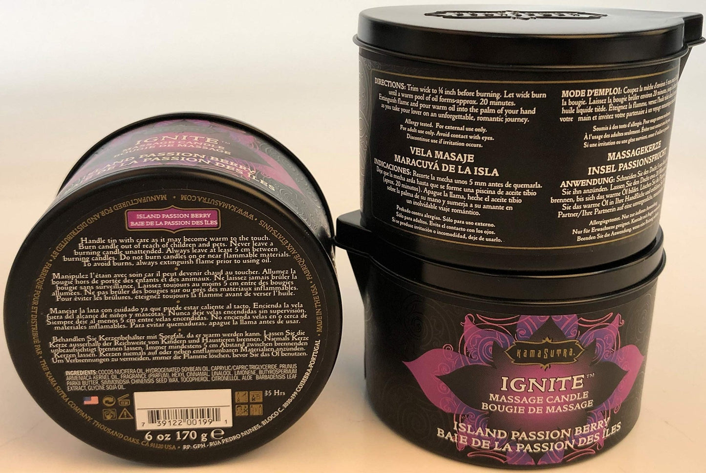 Island Passion Berry Sensual Massage Candle - Vixen | Nova Network
