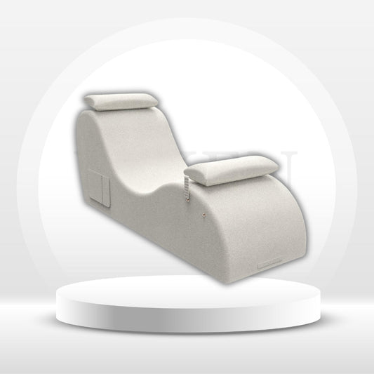 IvoryArc Light Beige Sex Chaise Lounge Chair - Vixen | Nova Network