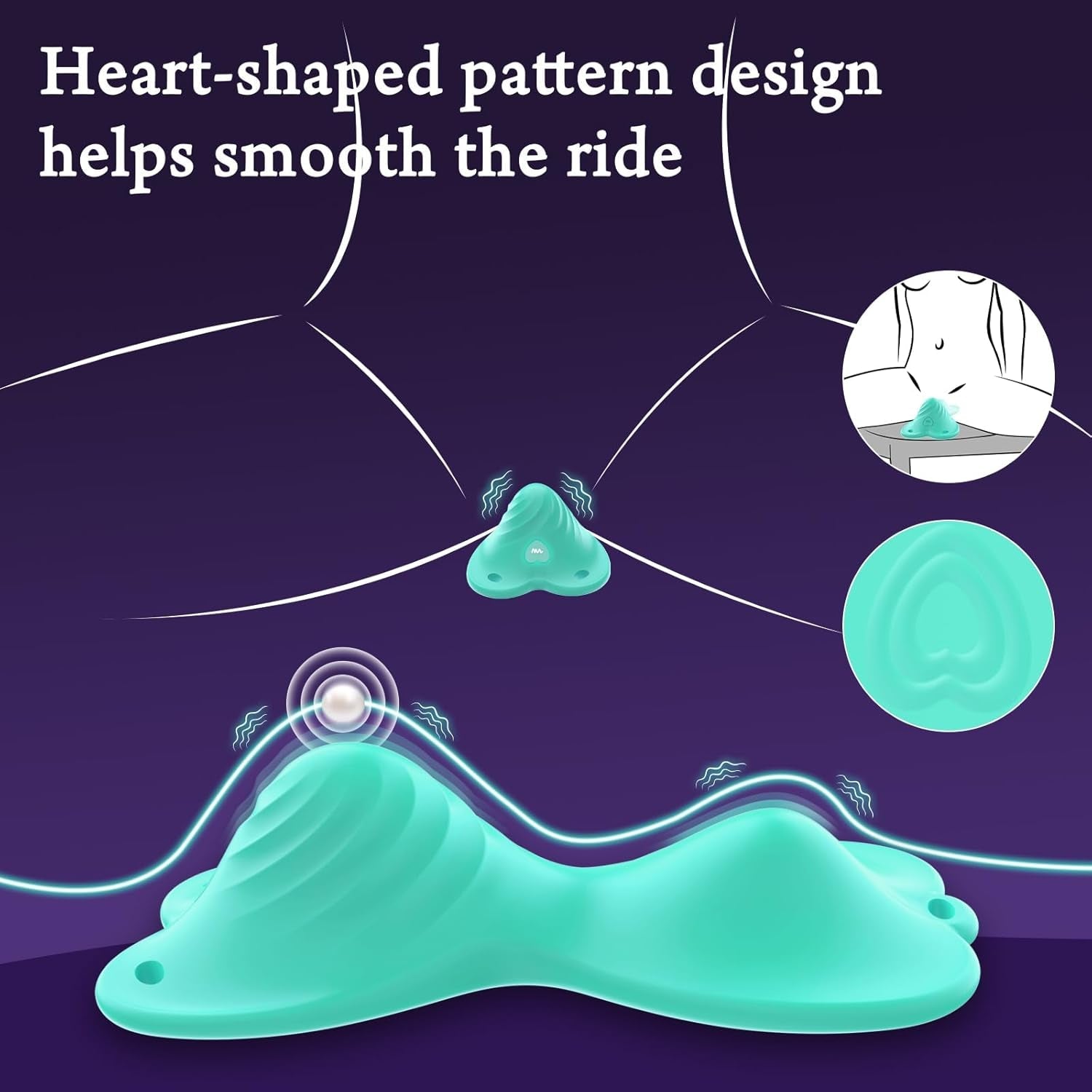 JadeFlutter App Controlled Butterfly Ride - On Vibrator - Vixen | Nova Network