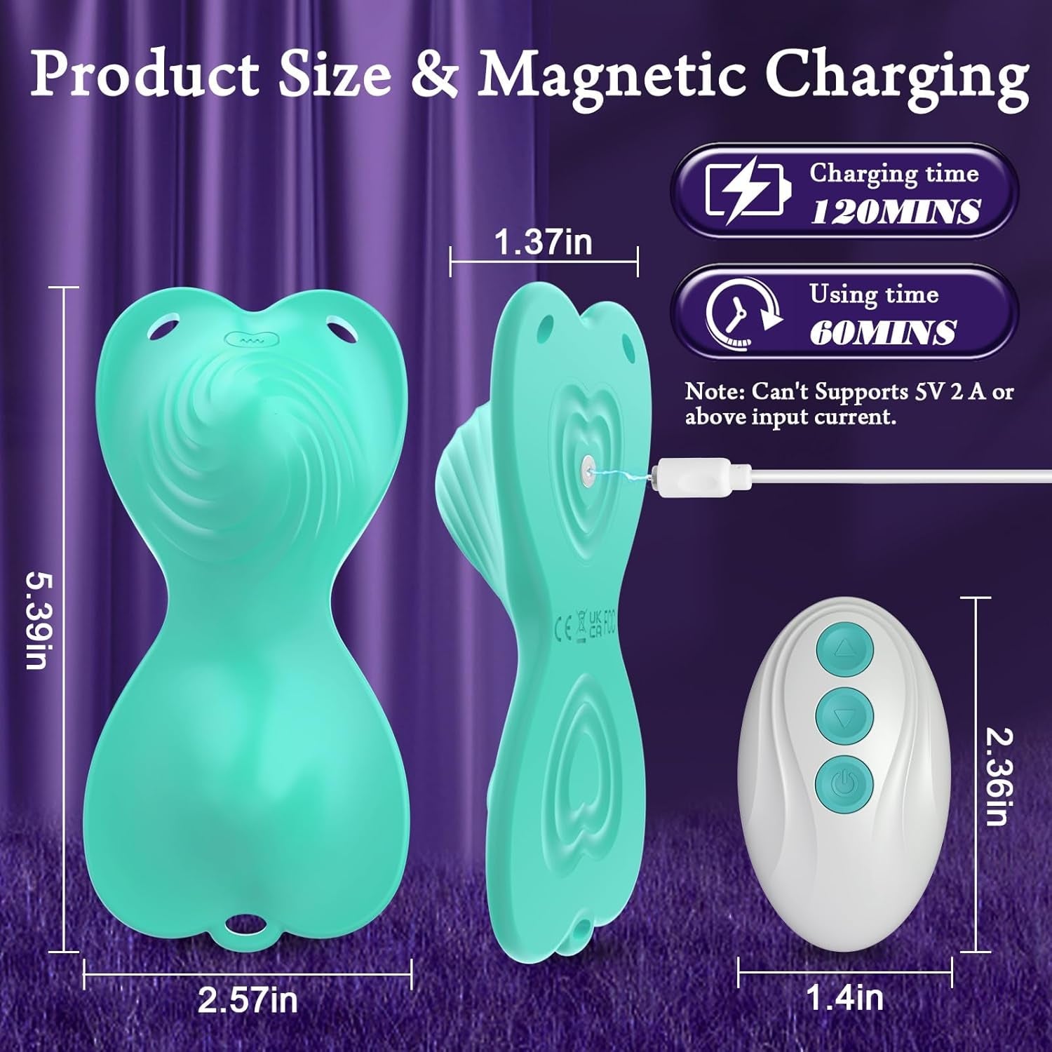 JadeFlutter App Controlled Butterfly Ride - On Vibrator - Vixen | Nova Network