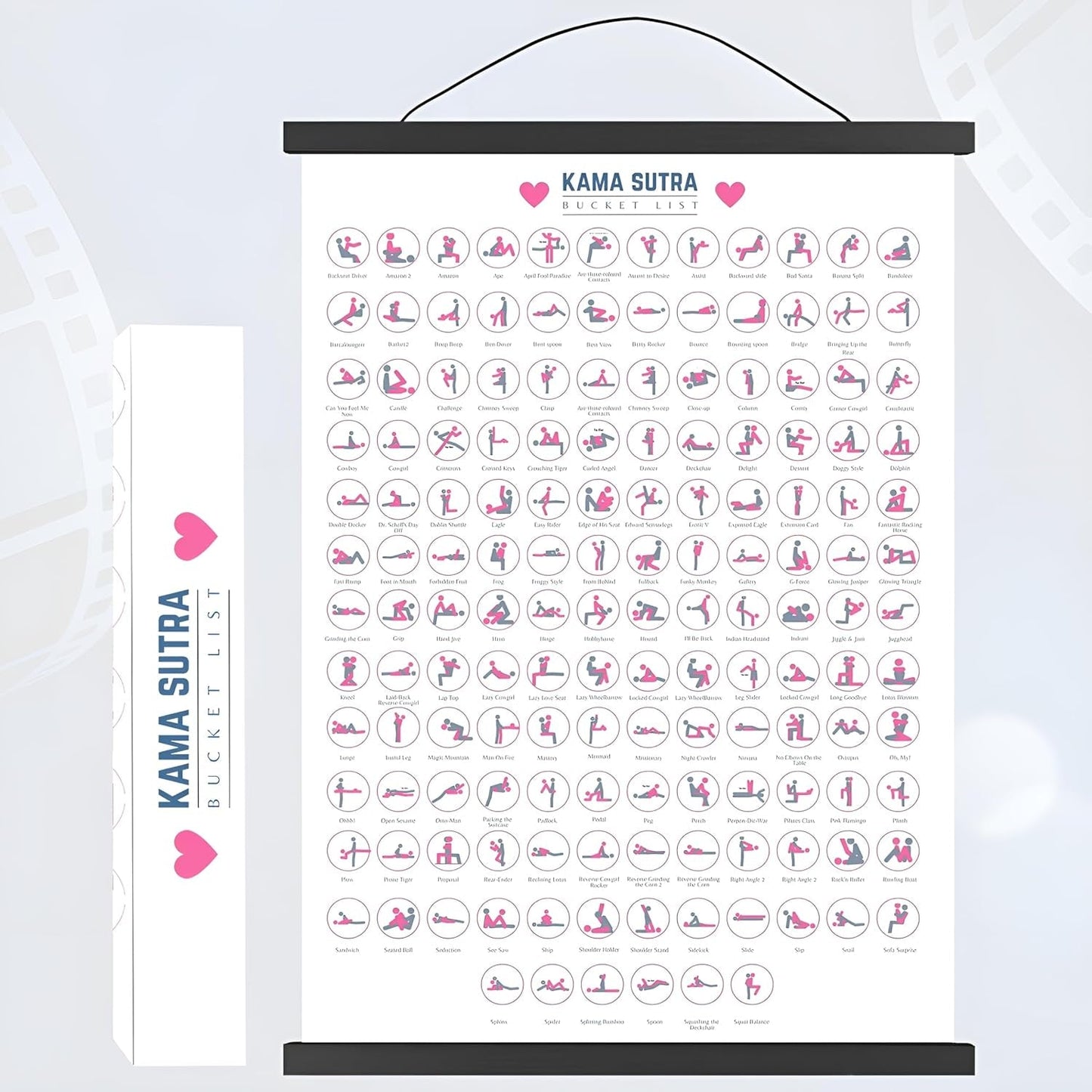 Kamasutra Scratch Off Bucket List Sex Positions Game - Vixen | Nova Network