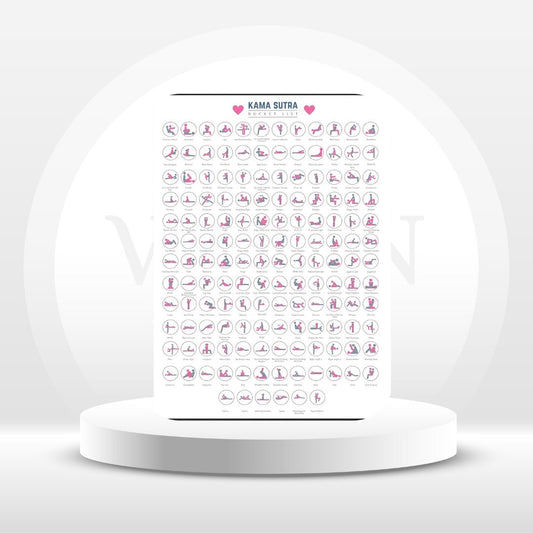 Kamasutra Scratch Off Bucket List Sex Positions Game - Vixen | Nova Network