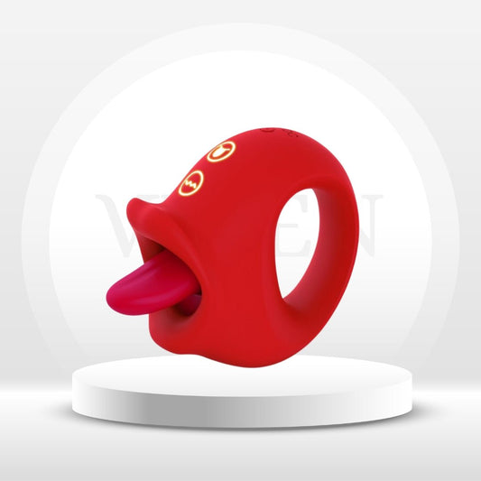 KissVibe 2 - in - 1 Tongue Vibrator - Vixen | Nova Network