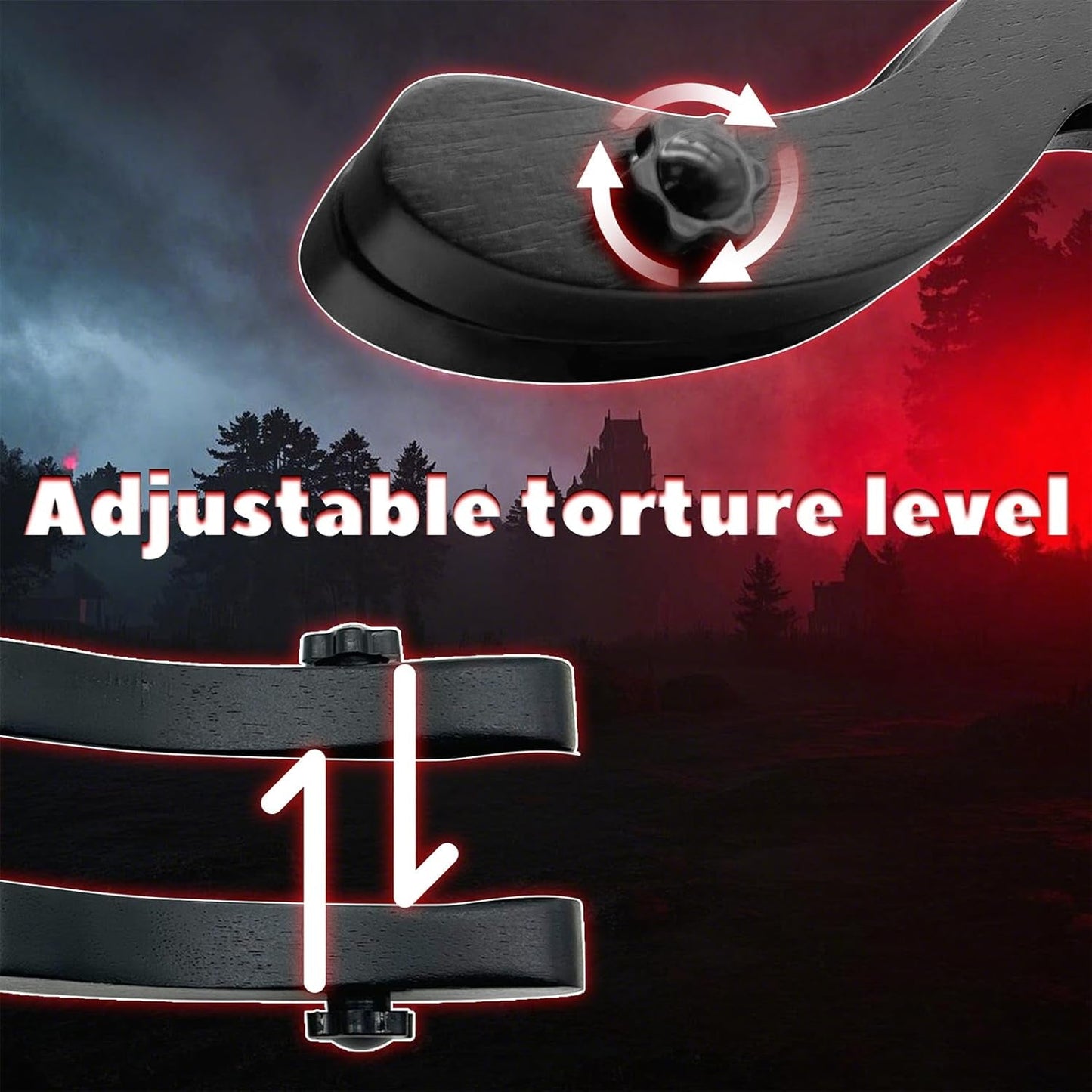 KneelVise CBT Testicle Crusher with Ankle Cuffs - Vixen | Nova Network