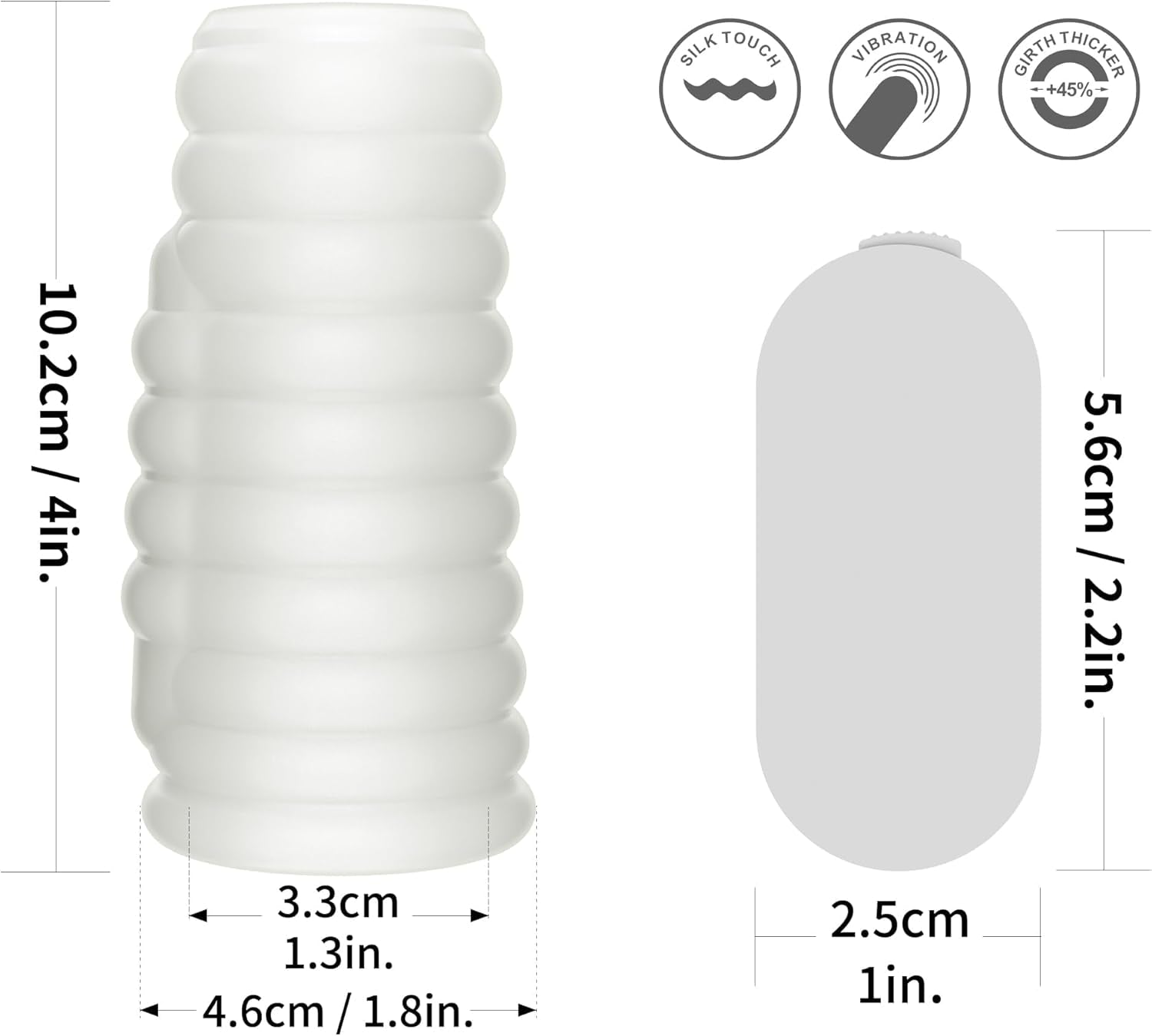 KnightFit Ribbed Vibrating Penis Sleeve - Vixen | Nova Network