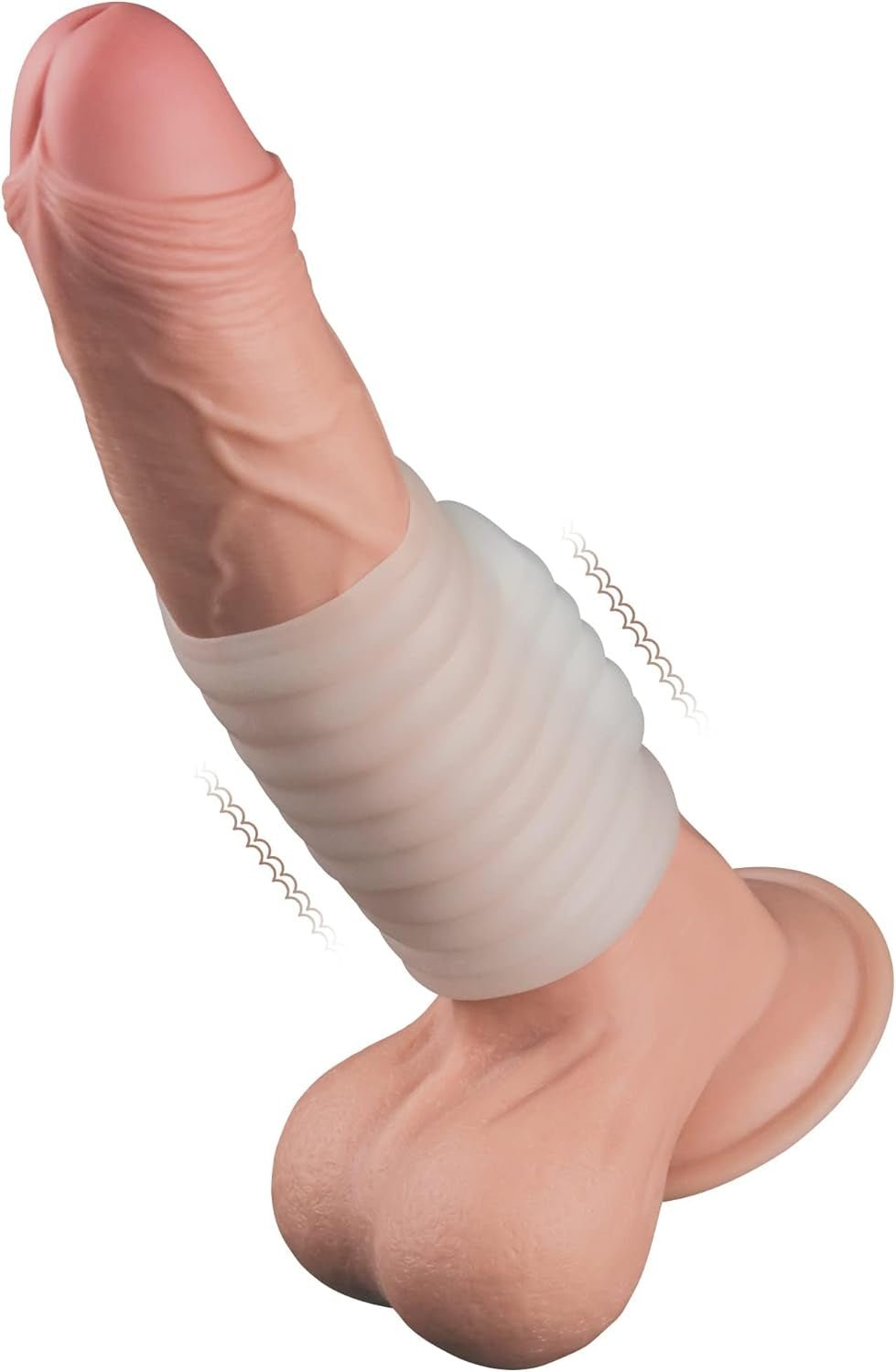 KnightFit Ribbed Vibrating Penis Sleeve - Vixen | Nova Network