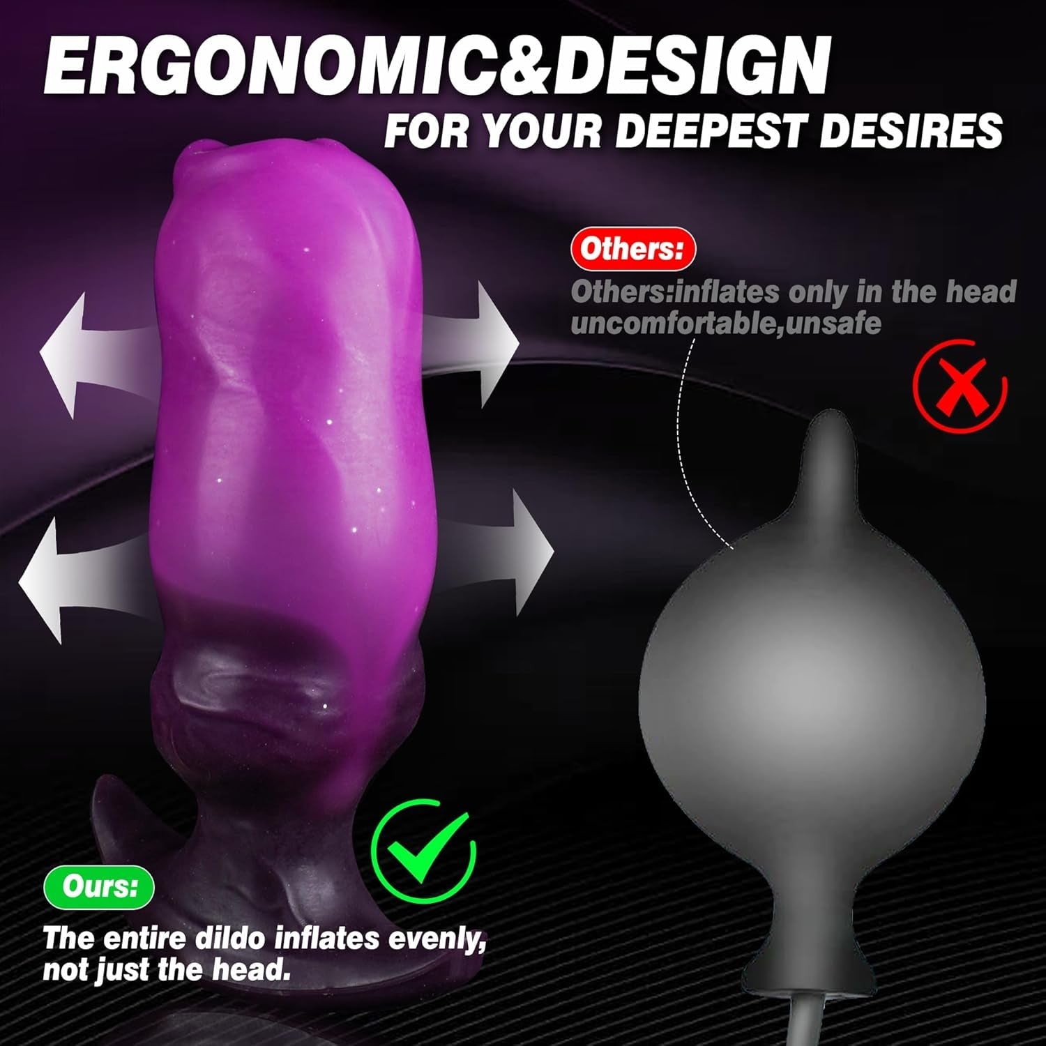 KnotBloom Inflatable Fantasy Butt Plug - Vixen | Nova Network