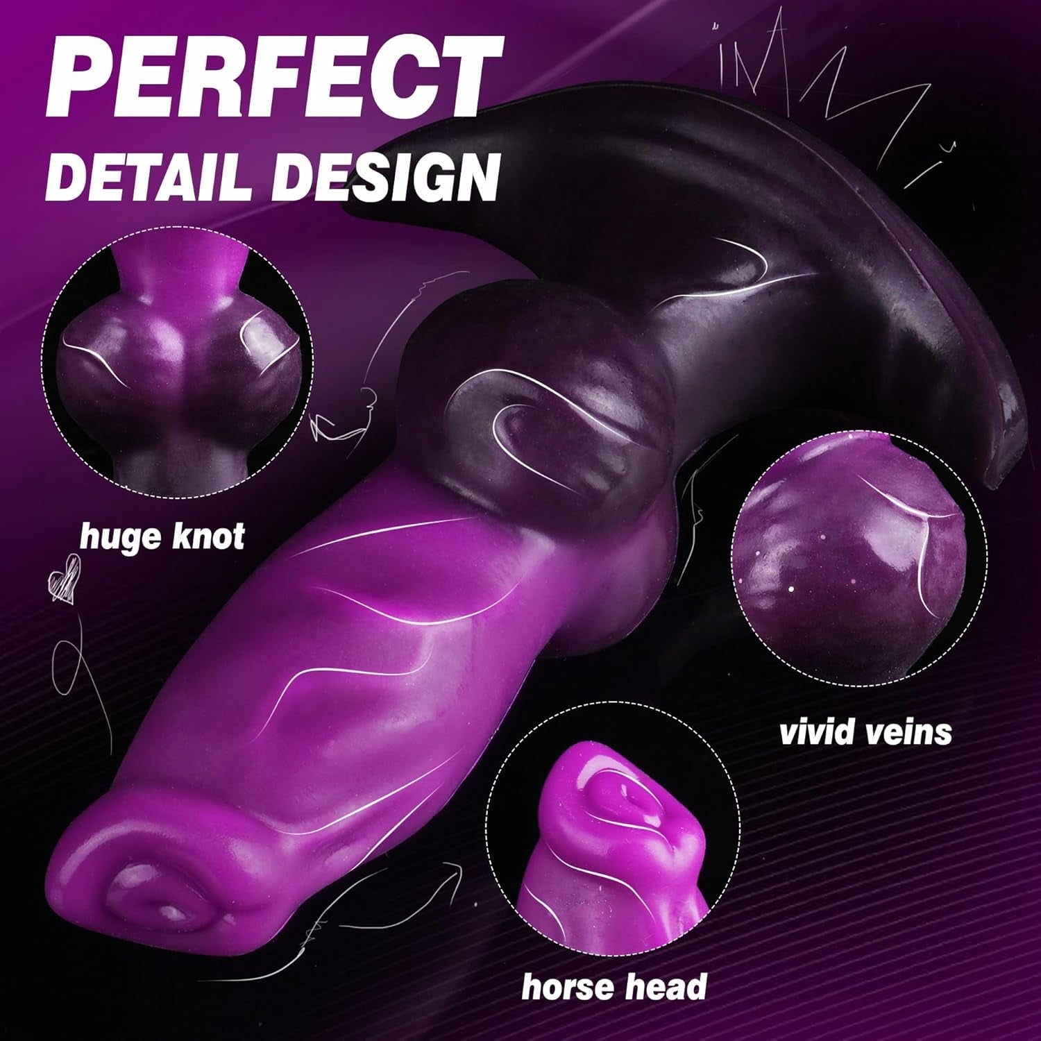 KnotBloom Inflatable Fantasy Butt Plug - Vixen | Nova Network