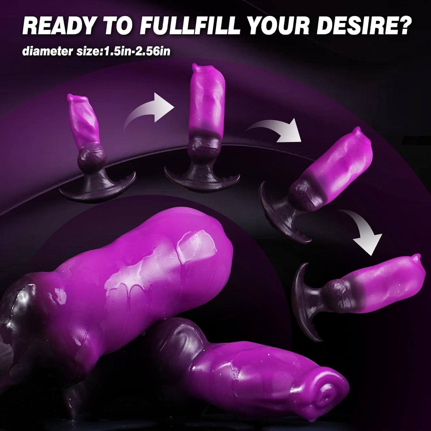 KnotBloom Inflatable Fantasy Butt Plug - Vixen | Nova Network
