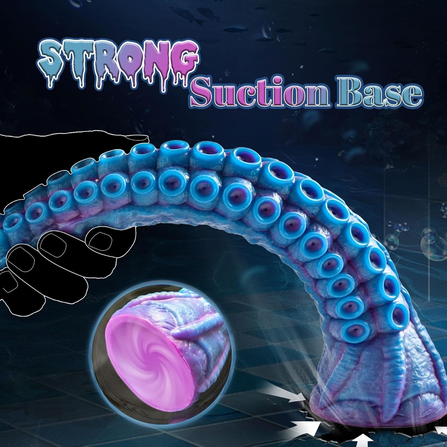KrakenCoil 22.5" XL Tentacle Fantasy Dildo Suction - Vixen | Nova Network