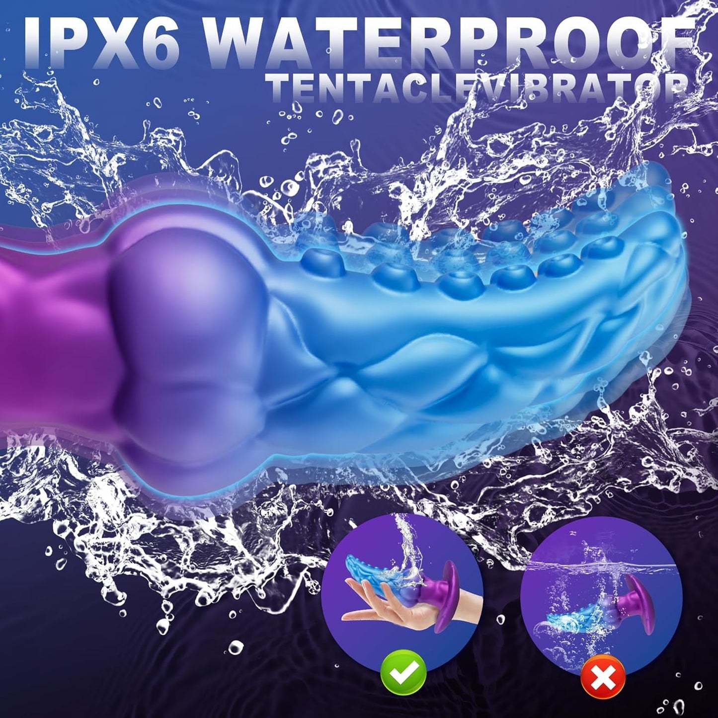 KrakenKnot Monster Tentacle Vibrating Butt Plug - Vixen | Nova Network