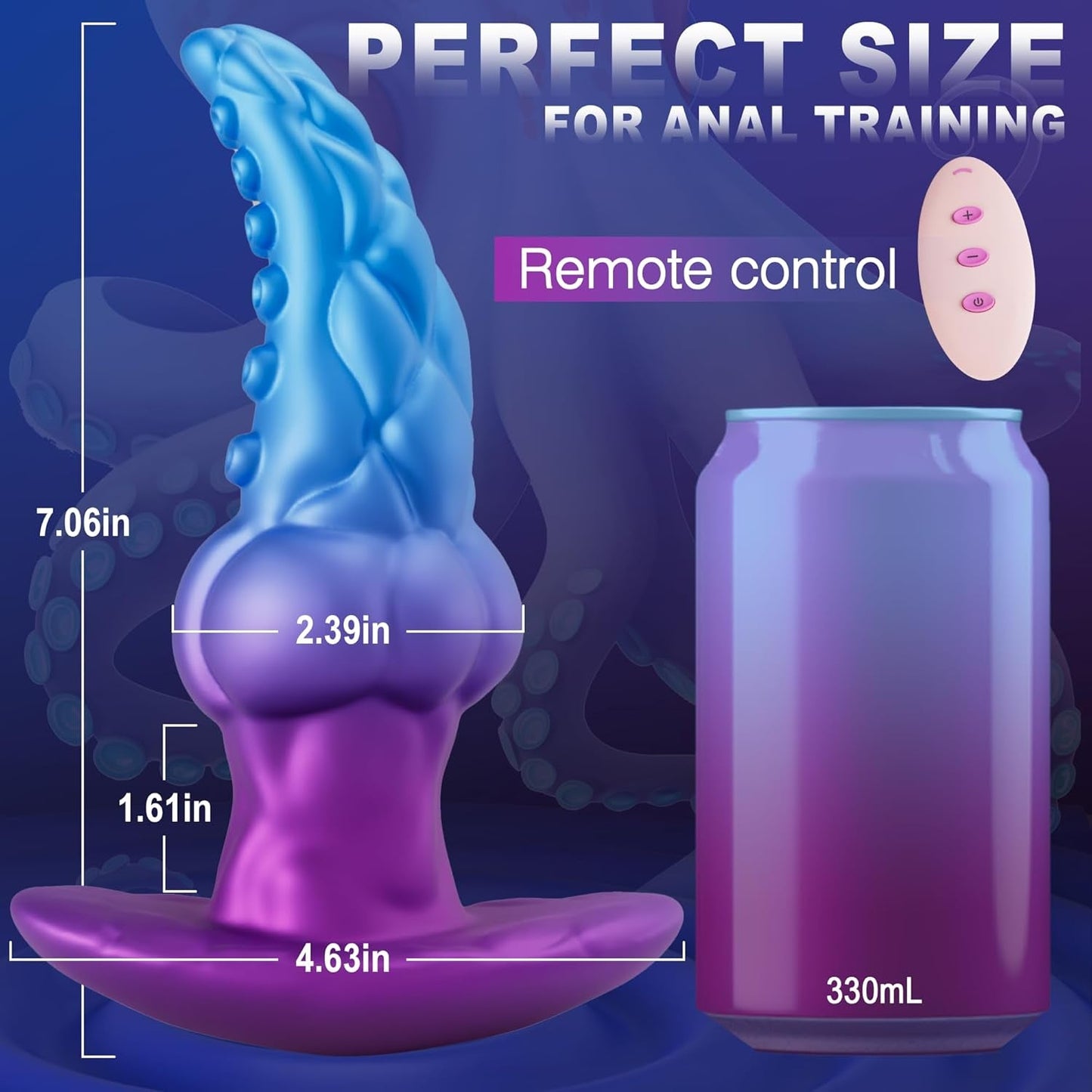 KrakenKnot Monster Tentacle Vibrating Butt Plug - Vixen | Nova Network