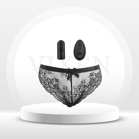 LaceLure Crotchless Panty Vibrator - Vixen | Nova Network