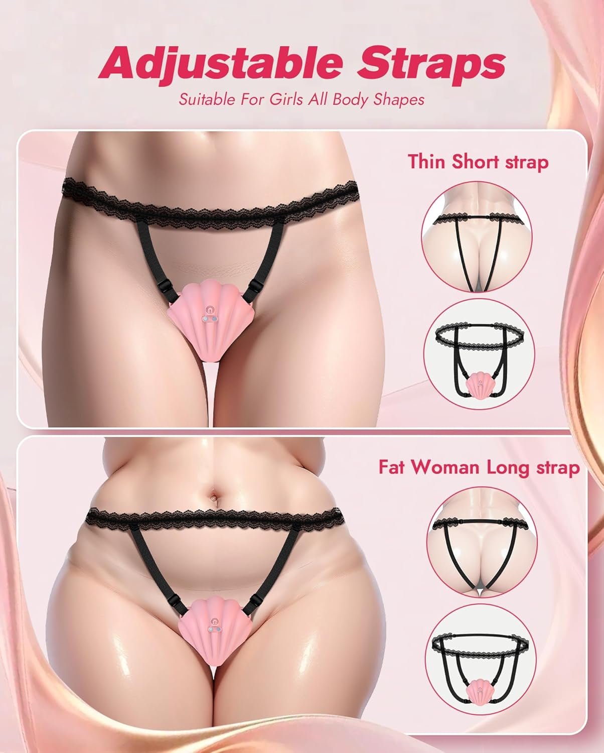 LaceShell App - Control Wearable Shell Clit Stimulator - Vixen | Nova Network