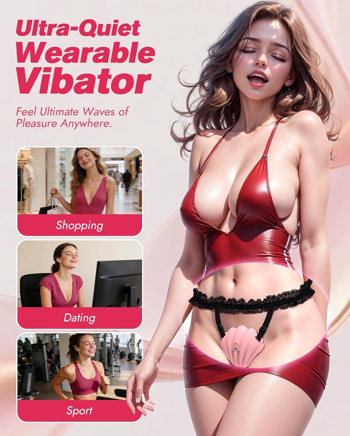 LaceShell App - Control Wearable Shell Clit Stimulator - Vixen | Nova Network