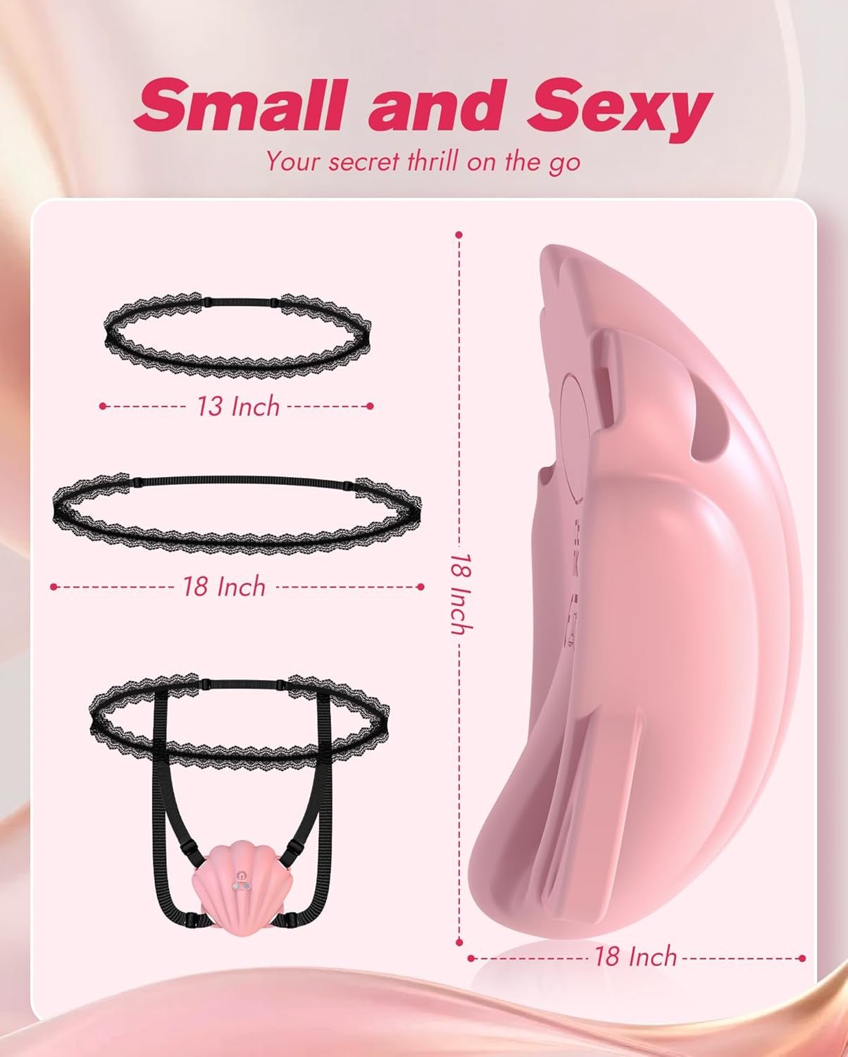 LaceShell App - Control Wearable Shell Clit Stimulator - Vixen | Nova Network