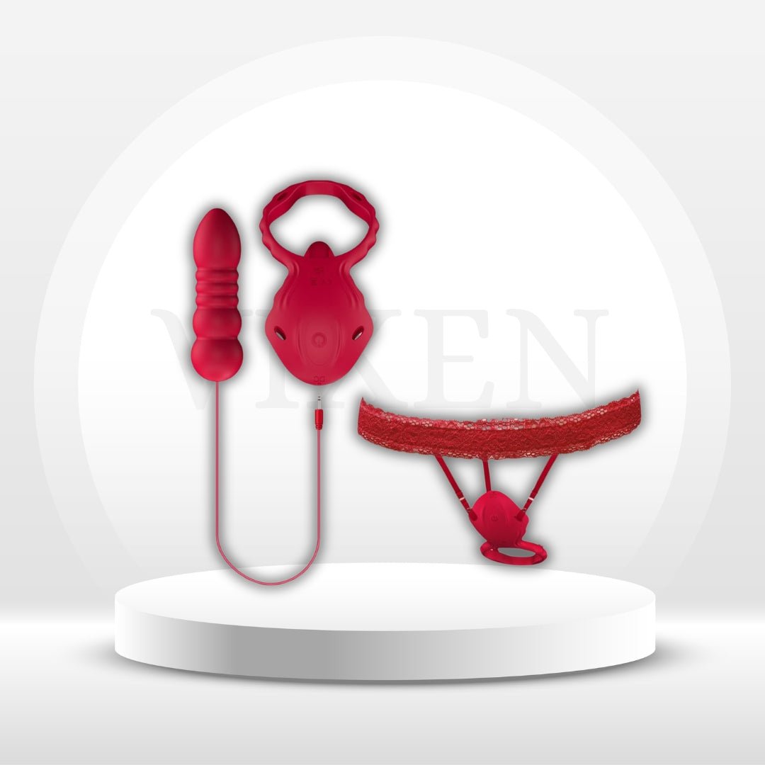 LaceThrust Couples Thrusting Massager Vibrating Ring - Vixen | Nova Network