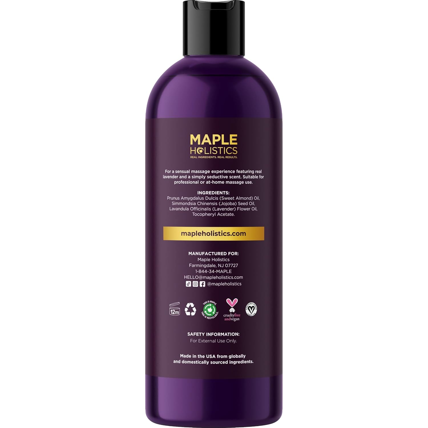 Lavender Aromatherapy Sensual Massage Oil - Vixen | Nova Network