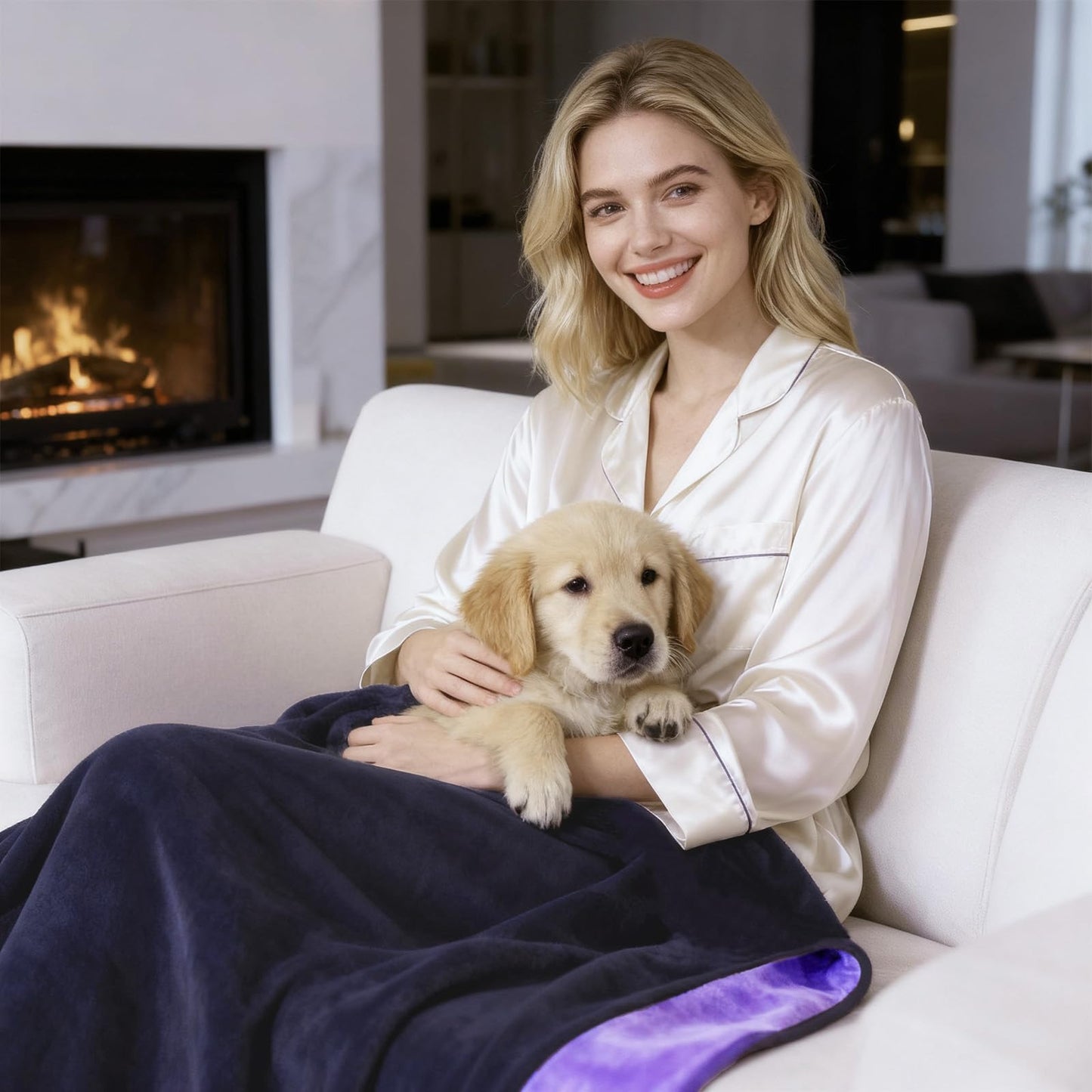 Leakproof Reversible Intimacy Throw Blanket - Vixen | Nova Network