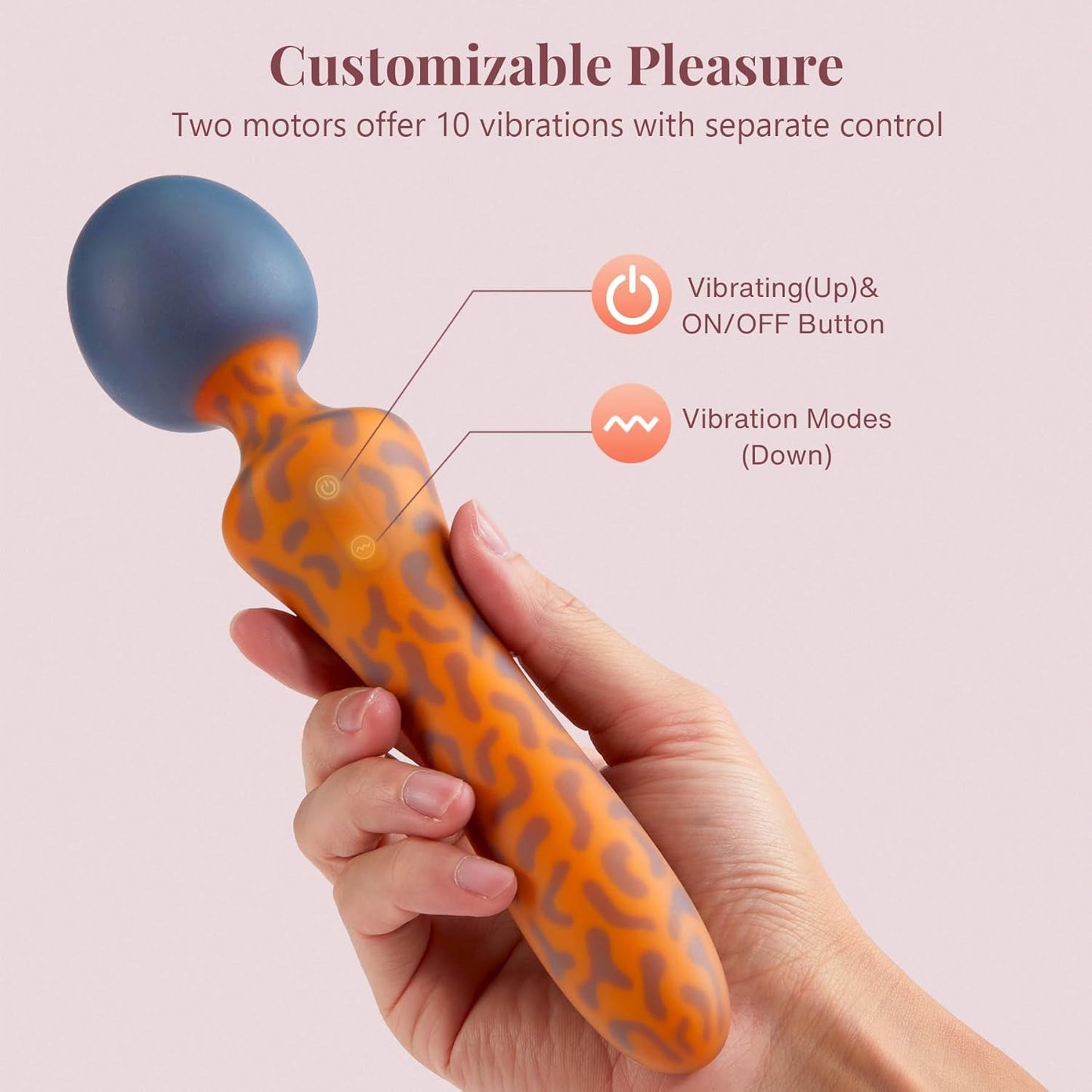 LeopardLush Dual - Headed G - Spot Vibrator Wand - Vixen | Nova Network