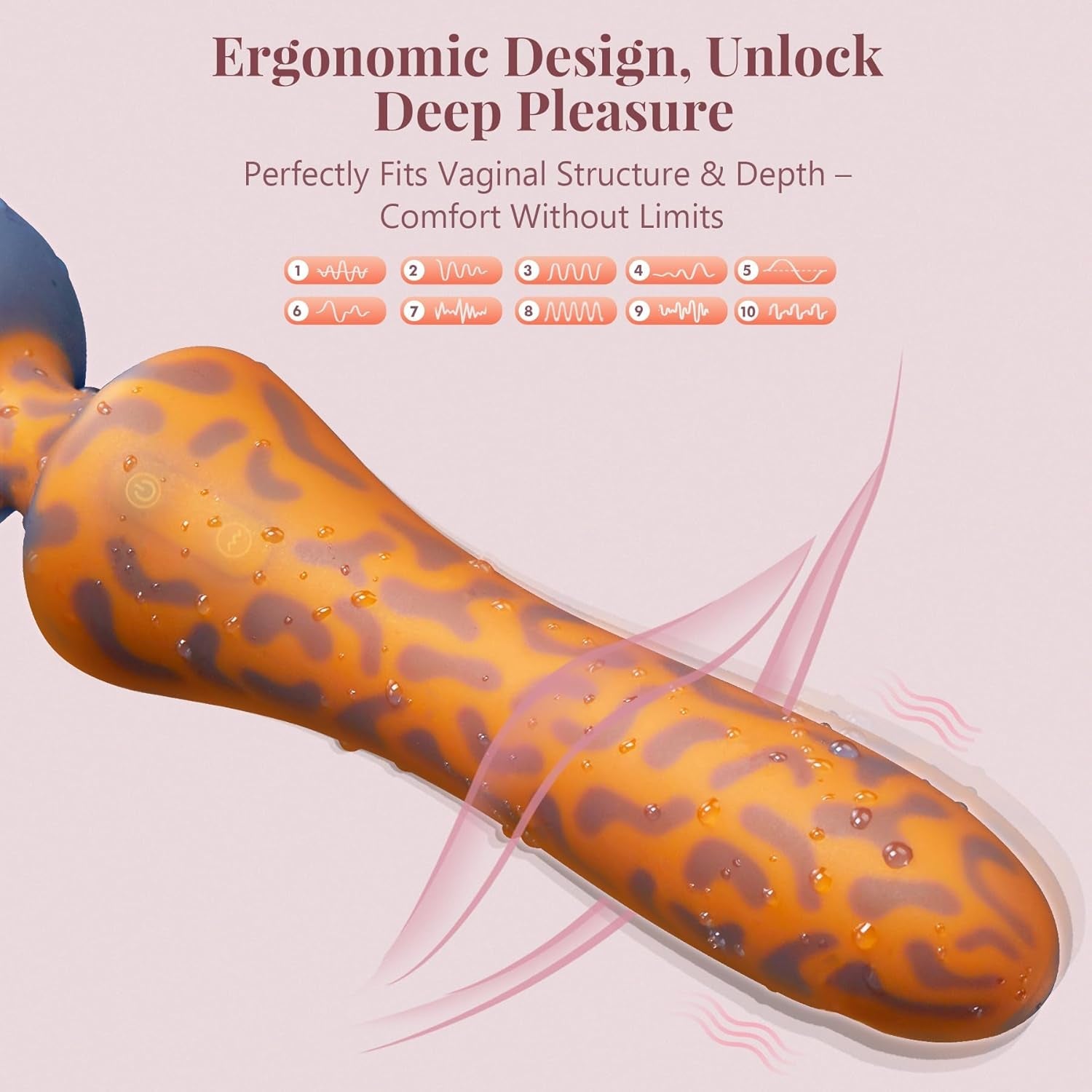 LeopardLush Dual - Headed G - Spot Vibrator Wand - Vixen | Nova Network