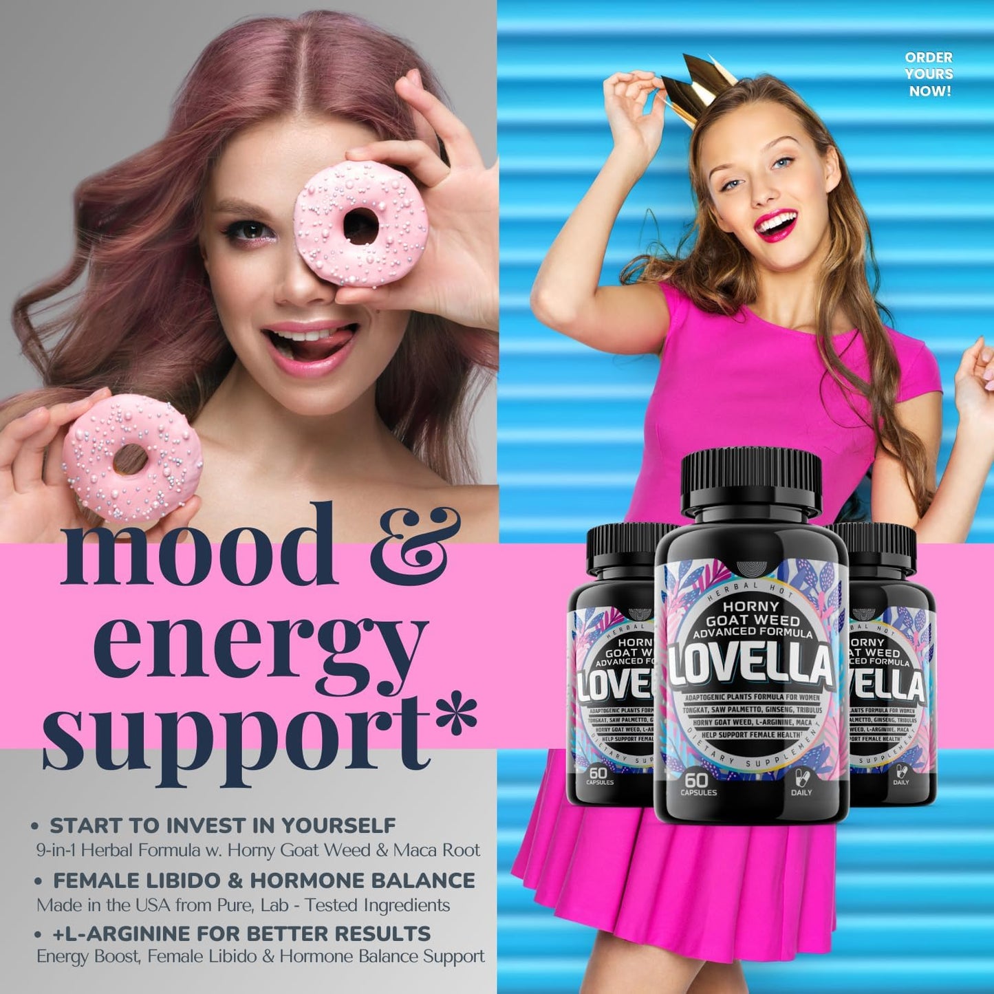 Libido Booster for Women – Maca, Ginseng & Horny Goat Weed - Vixen | Nova Network