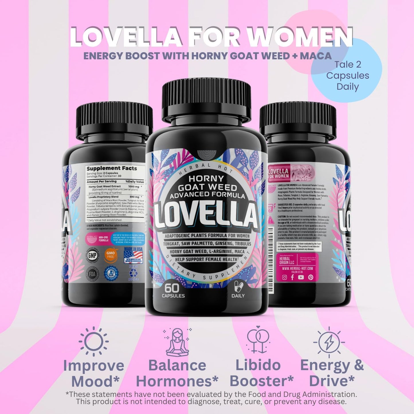 Libido Booster for Women – Maca, Ginseng & Horny Goat Weed - Vixen | Nova Network