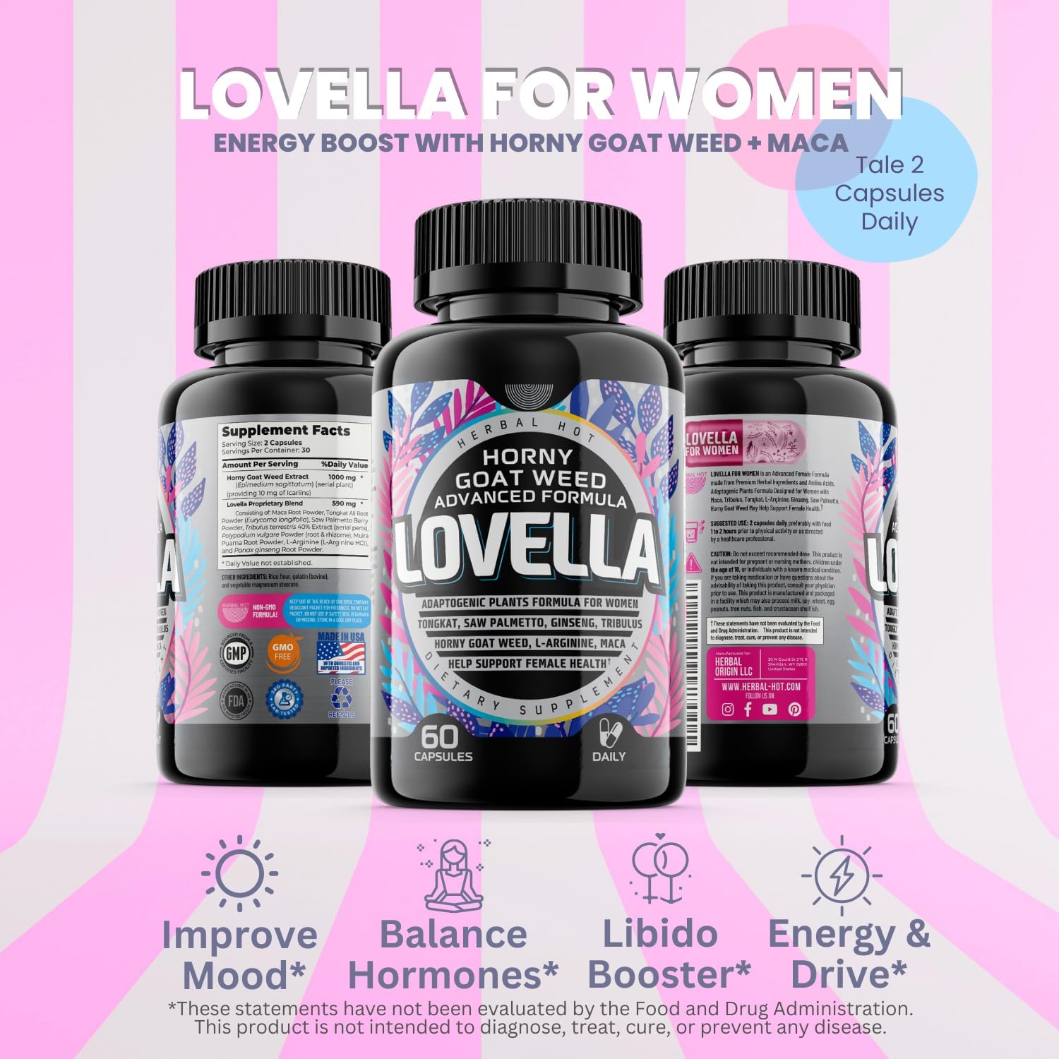 Libido Booster for Women – Maca, Ginseng & Horny Goat Weed - Vixen | Nova Network