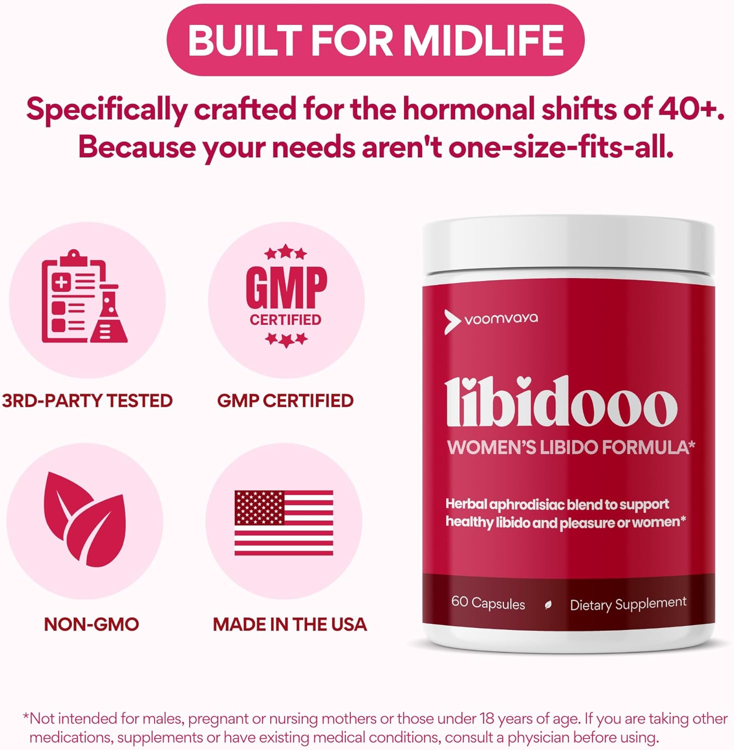 Libido Booster for Women Over 40 – Natural Mood & Energy Support - Vixen | Nova Network