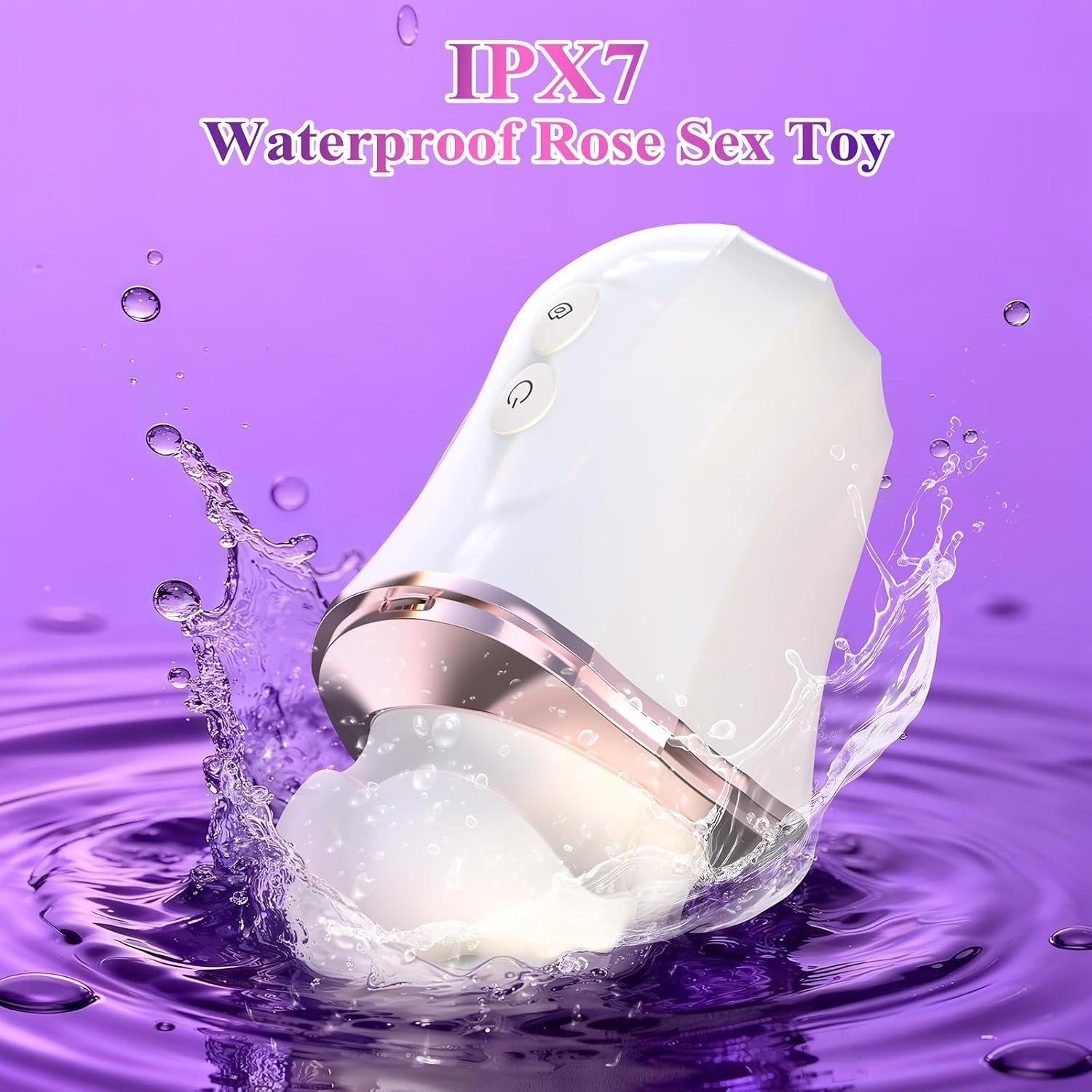 Lick & Bloom 3-in-1 Rose Sucker – Suck, Lick, Vibrate with App Control - Vixen Adult Playroom