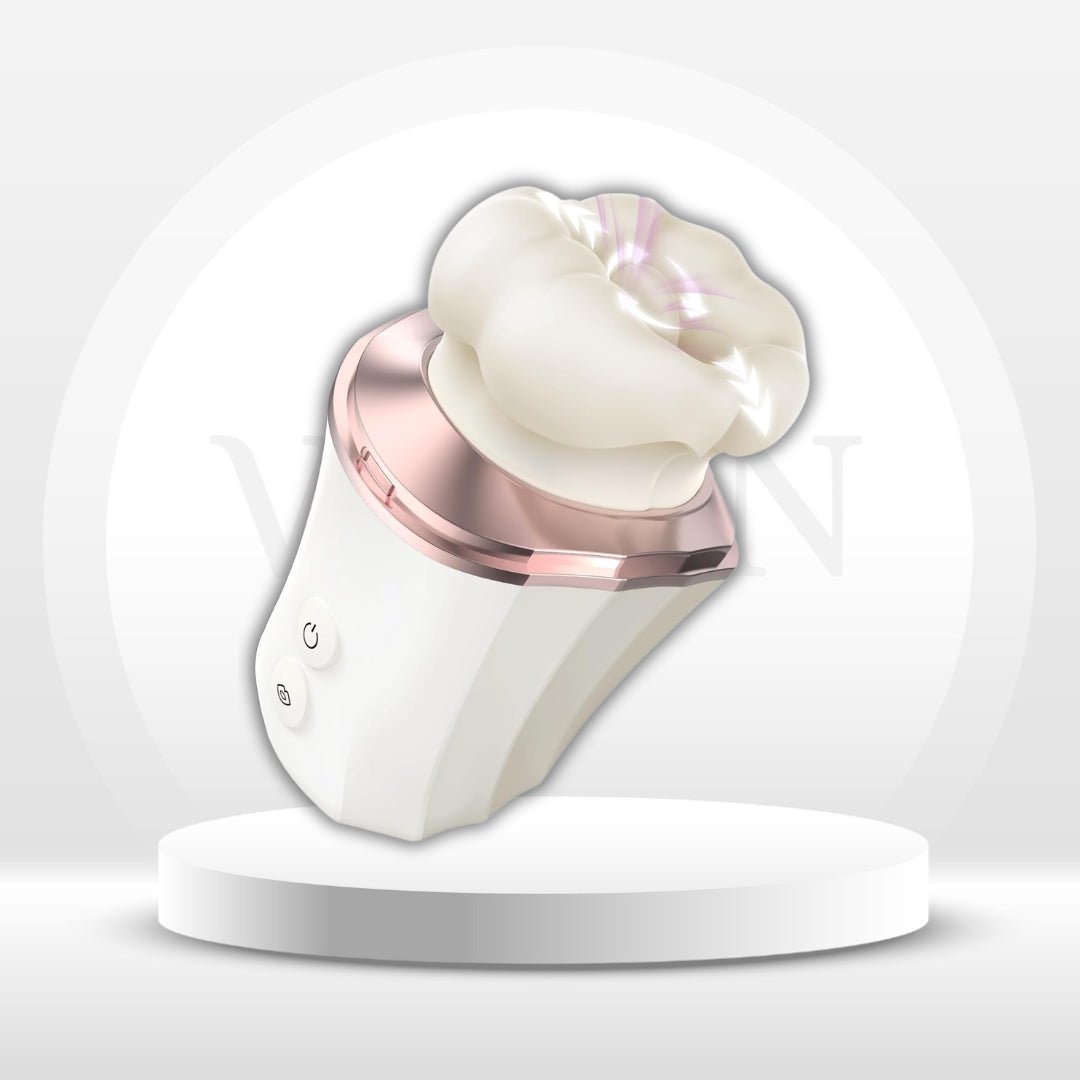 Lick & Bloom 3-in-1 Rose Sucker – Suck, Lick, Vibrate with App Control - Vixen Adult Playroom