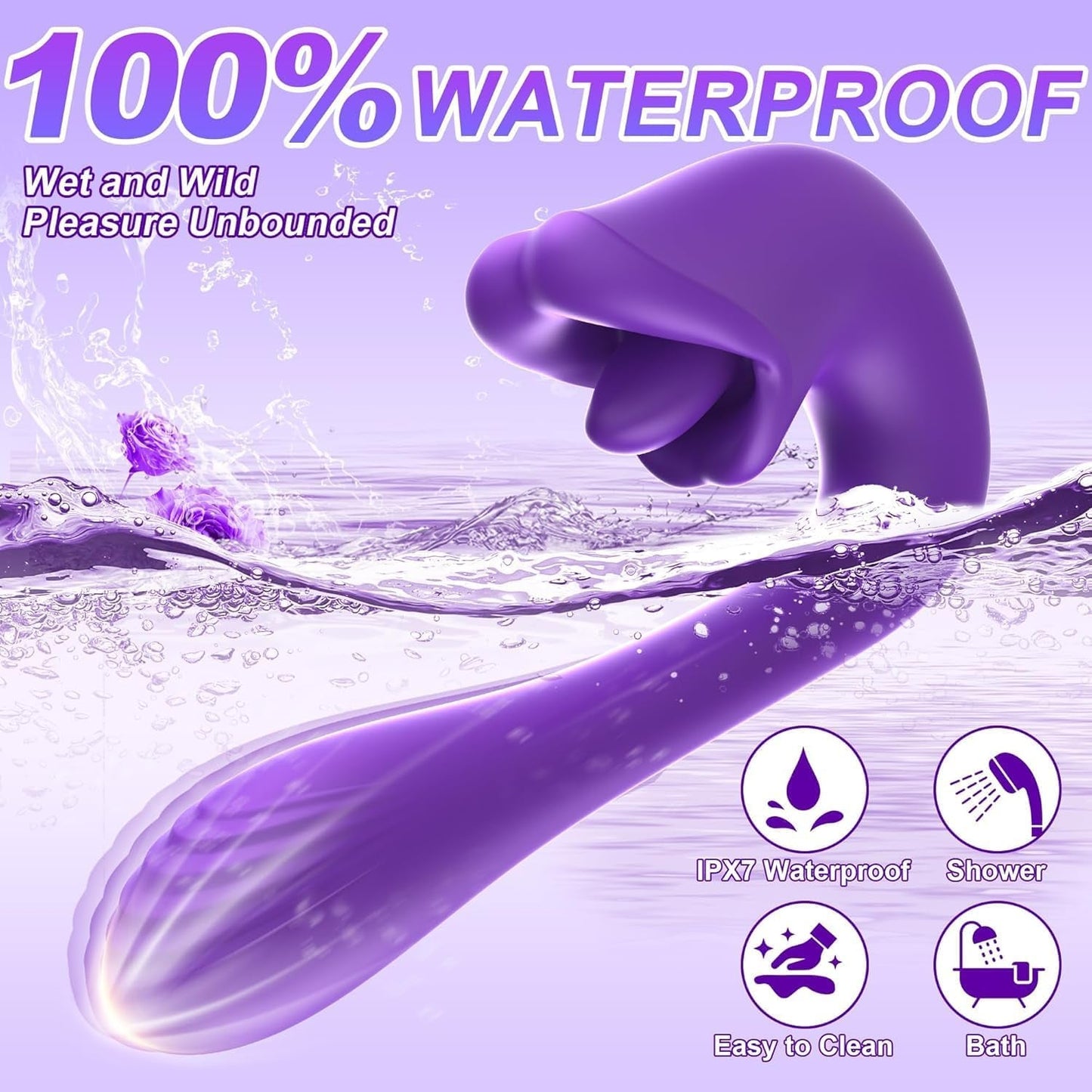 LickAura Tongue G - Spot Vibrator, 20 Modes - Vixen | Nova Network