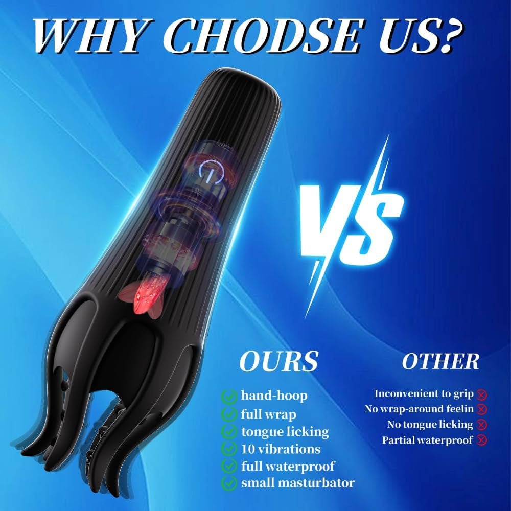 LickGrip Male Tongue - Licking Training Vibrator - Vixen | Nova Network
