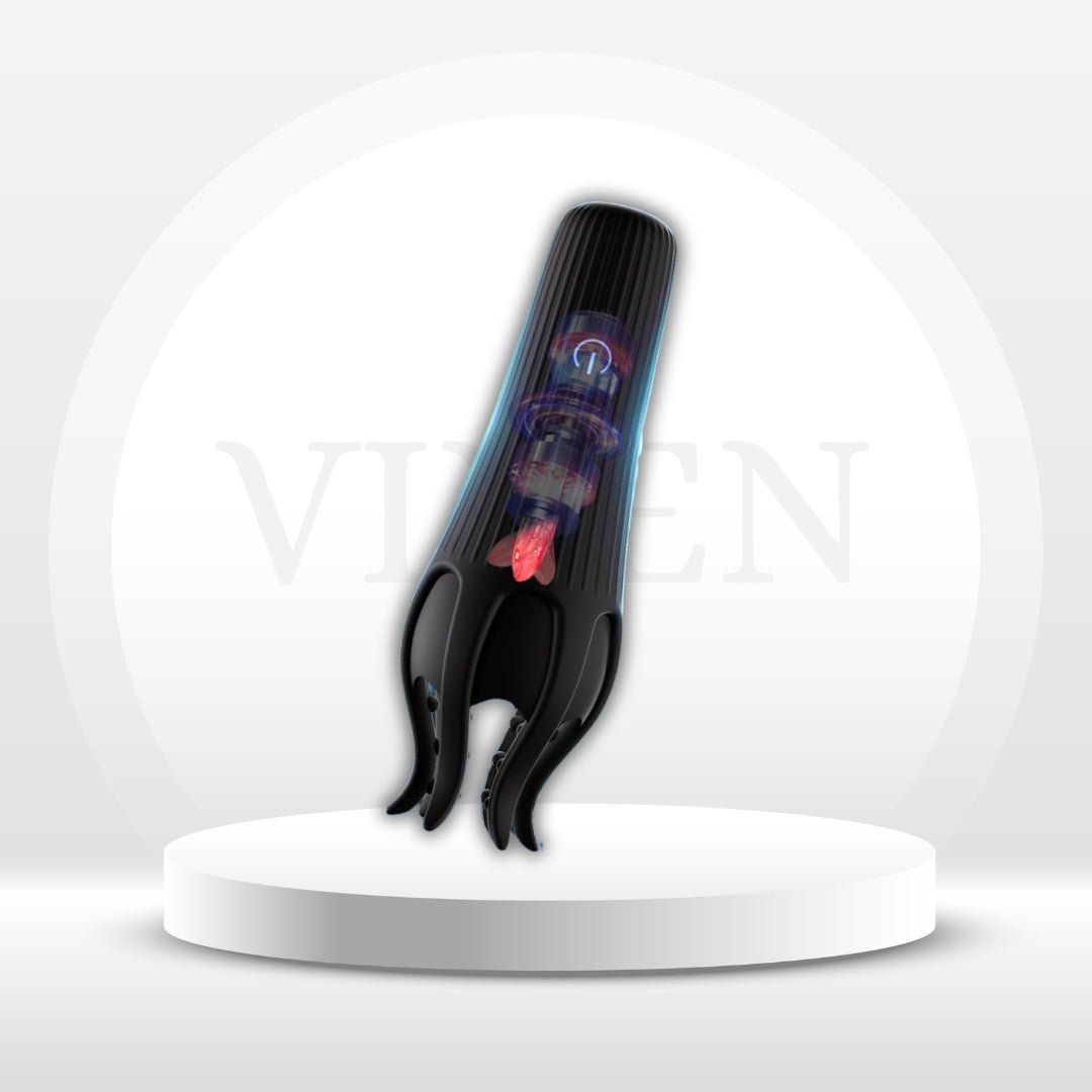 LickGrip Male Tongue - Licking Training Vibrator - Vixen | Nova Network