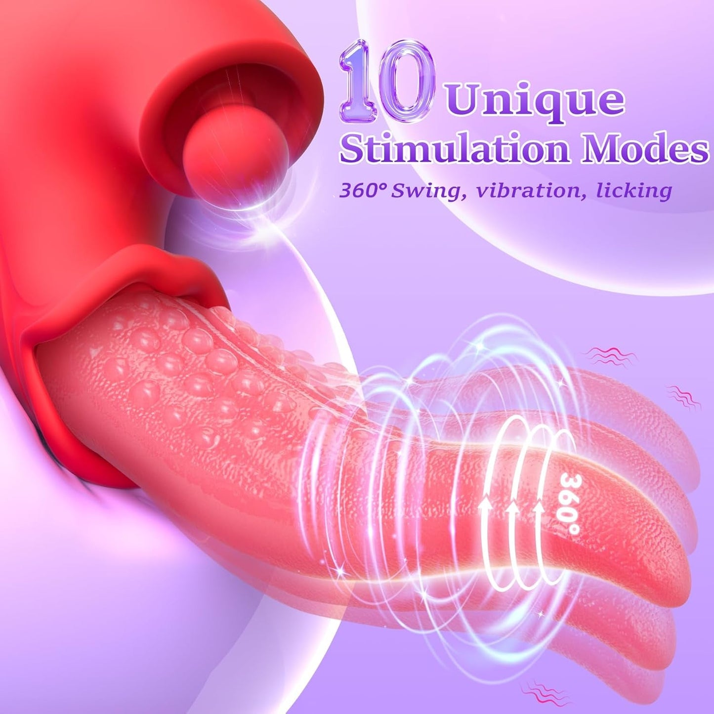 LickMotion Realistic Tongue Rabbit Vibrator - Vixen | Nova Network