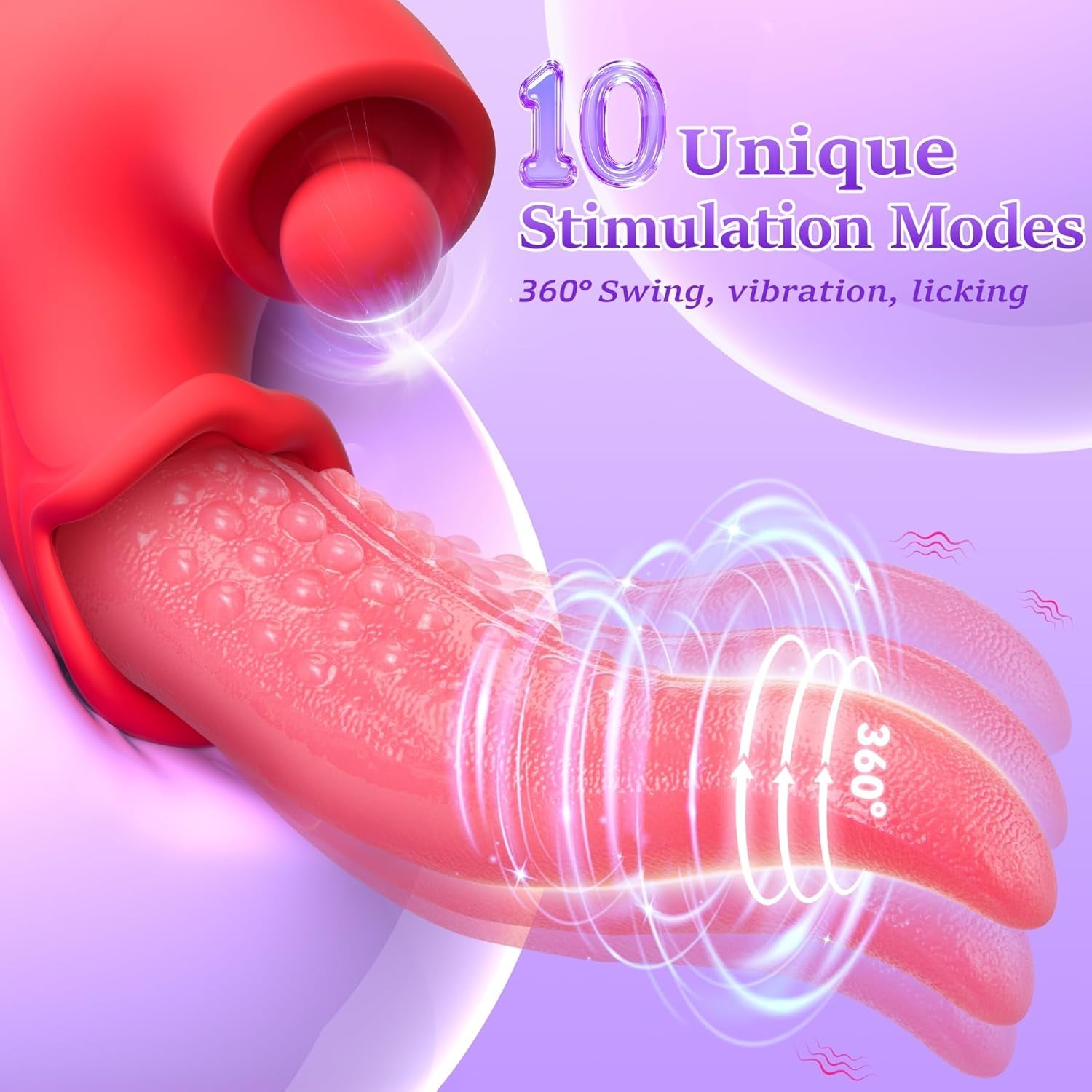 LickMotion Realistic Tongue Rabbit Vibrator - Vixen | Nova Network