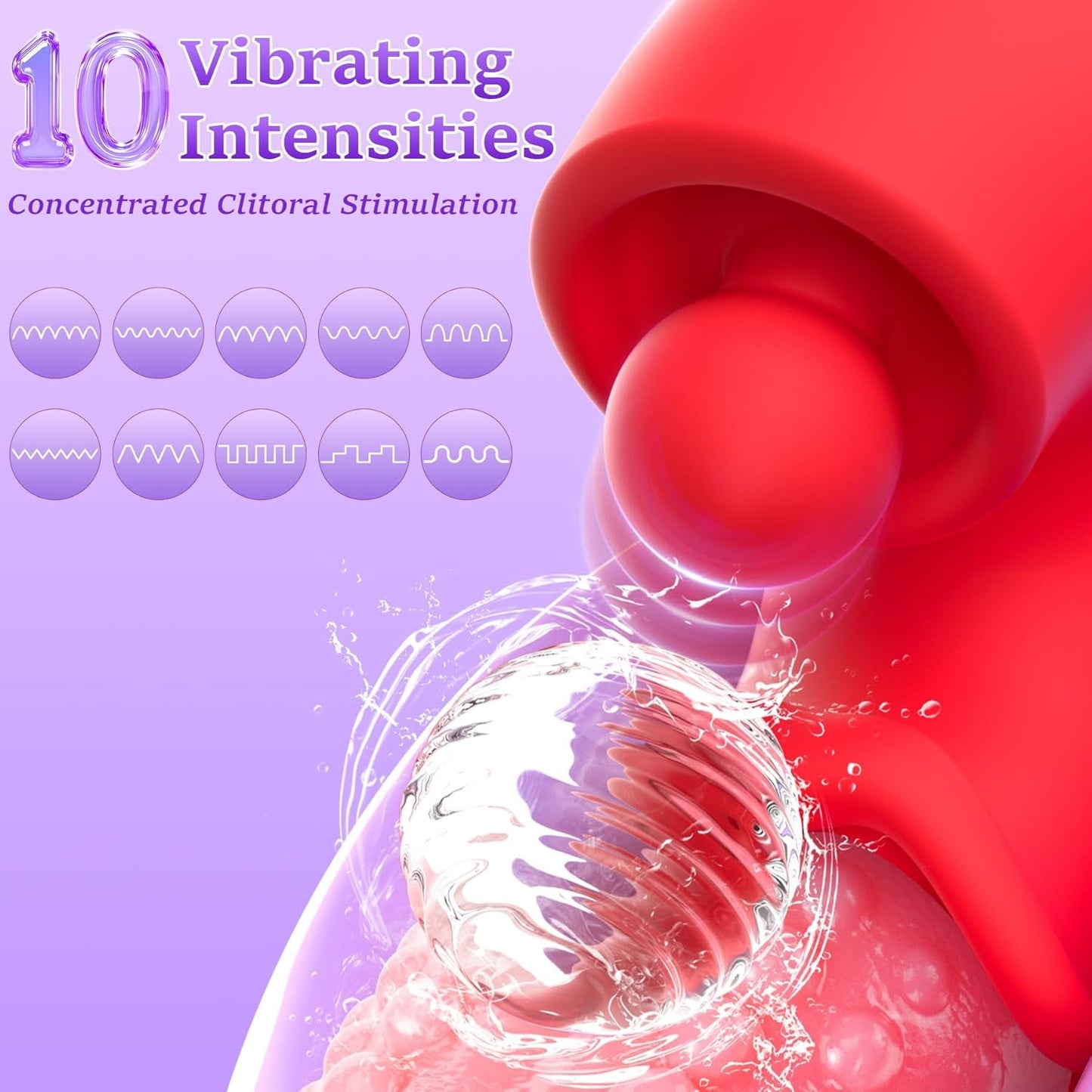 LickMotion Realistic Tongue Rabbit Vibrator - Vixen | Nova Network