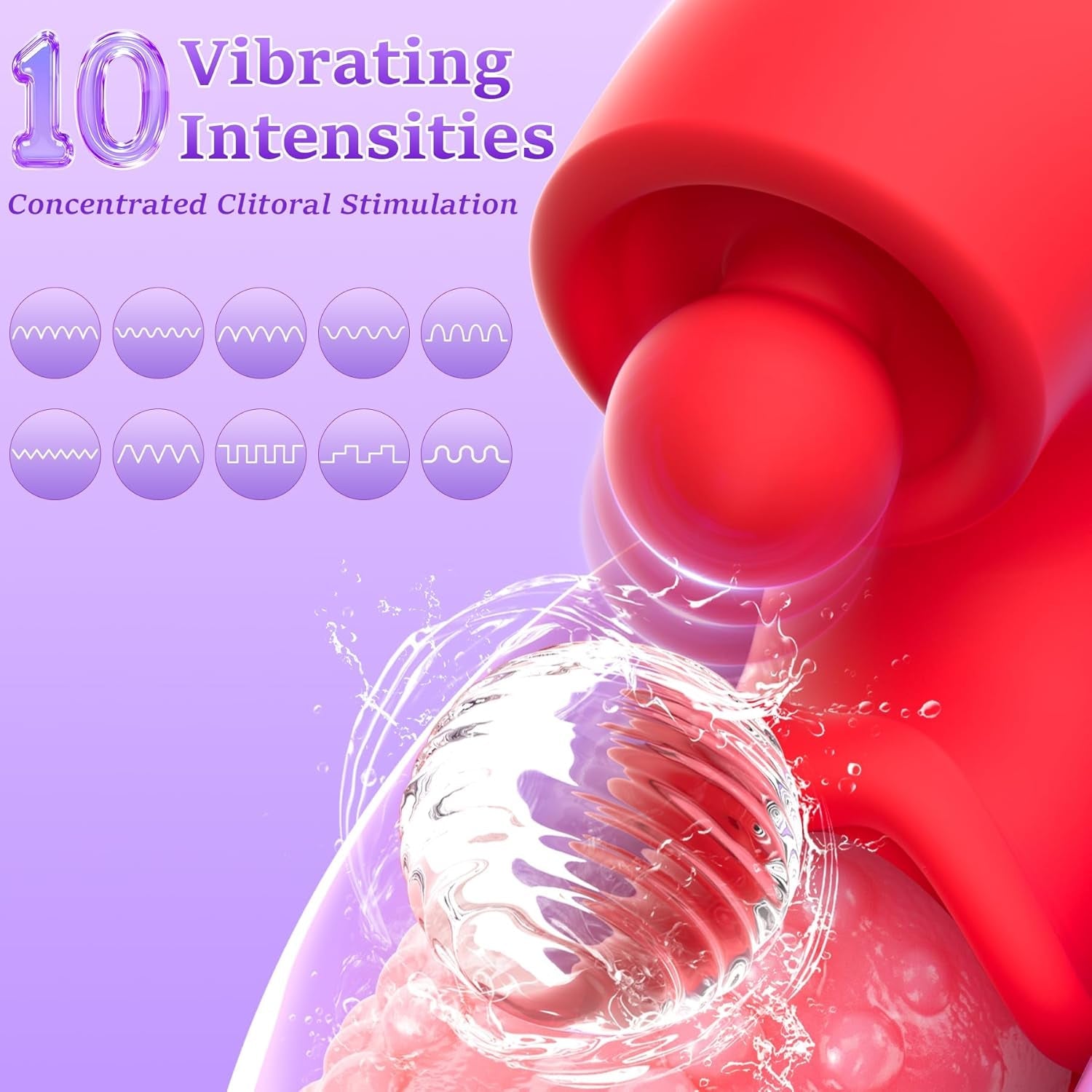 LickMotion Realistic Tongue Rabbit Vibrator - Vixen | Nova Network