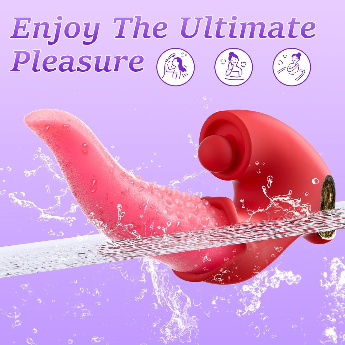 LickMotion Realistic Tongue Rabbit Vibrator - Vixen | Nova Network