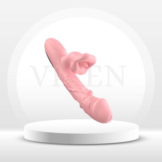LickPulse 3 - in - 1 Wiggling & Licking Vibrator - Vixen | Nova Network