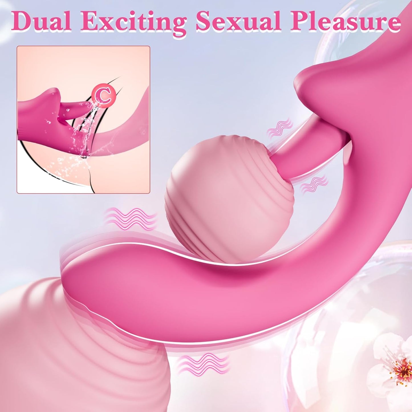 LickSpiral 3 - in - 1 Clitoral & G - Spot Vibrator - Vixen | Nova Network