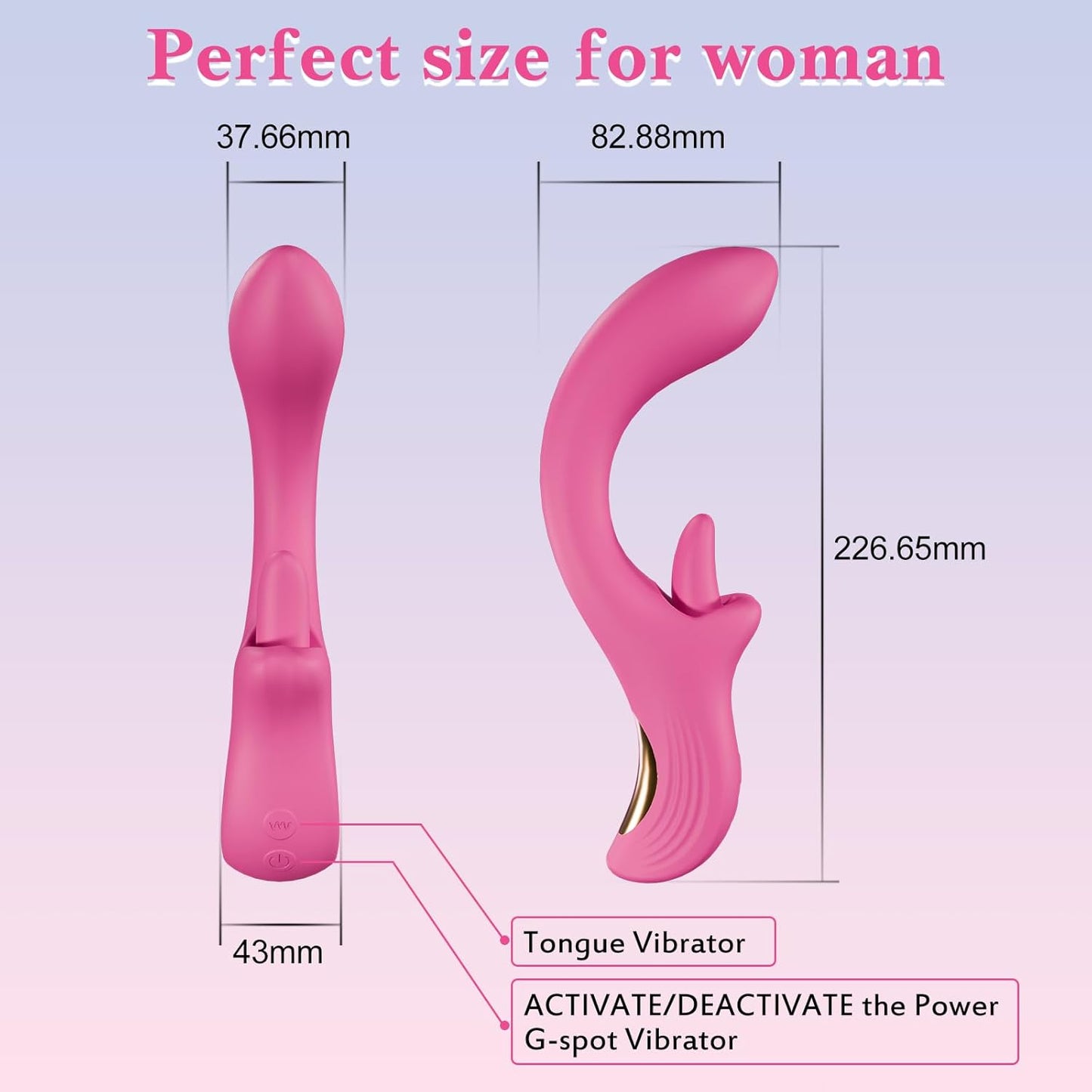 LickSpiral 3 - in - 1 Clitoral & G - Spot Vibrator - Vixen | Nova Network