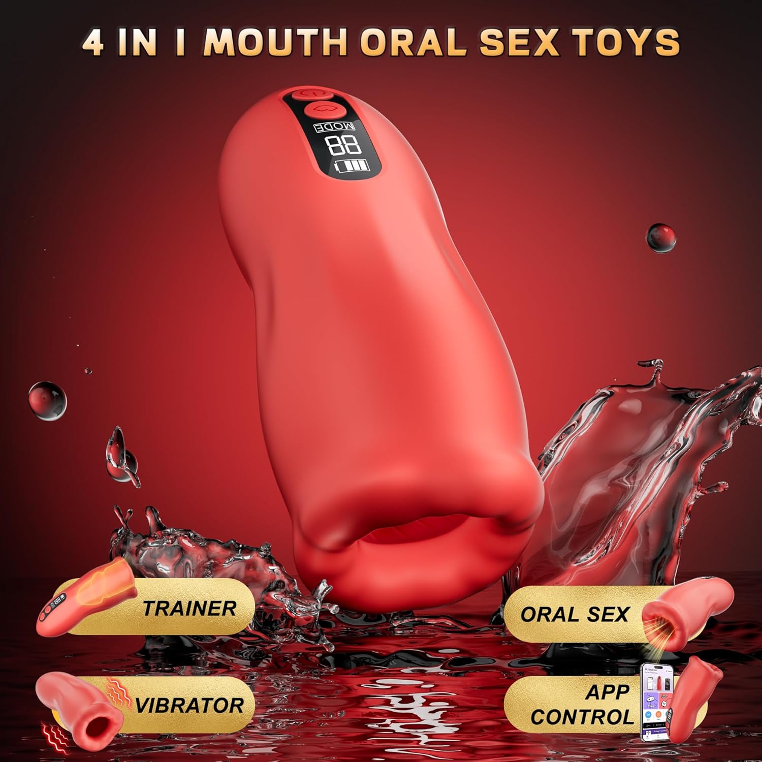 LickVibe Touch - Control Stroker Trainer - Vixen | Nova Network