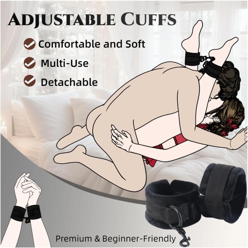 LiftLock Sex Position Pillow with Cuffs - Vixen | Nova Network