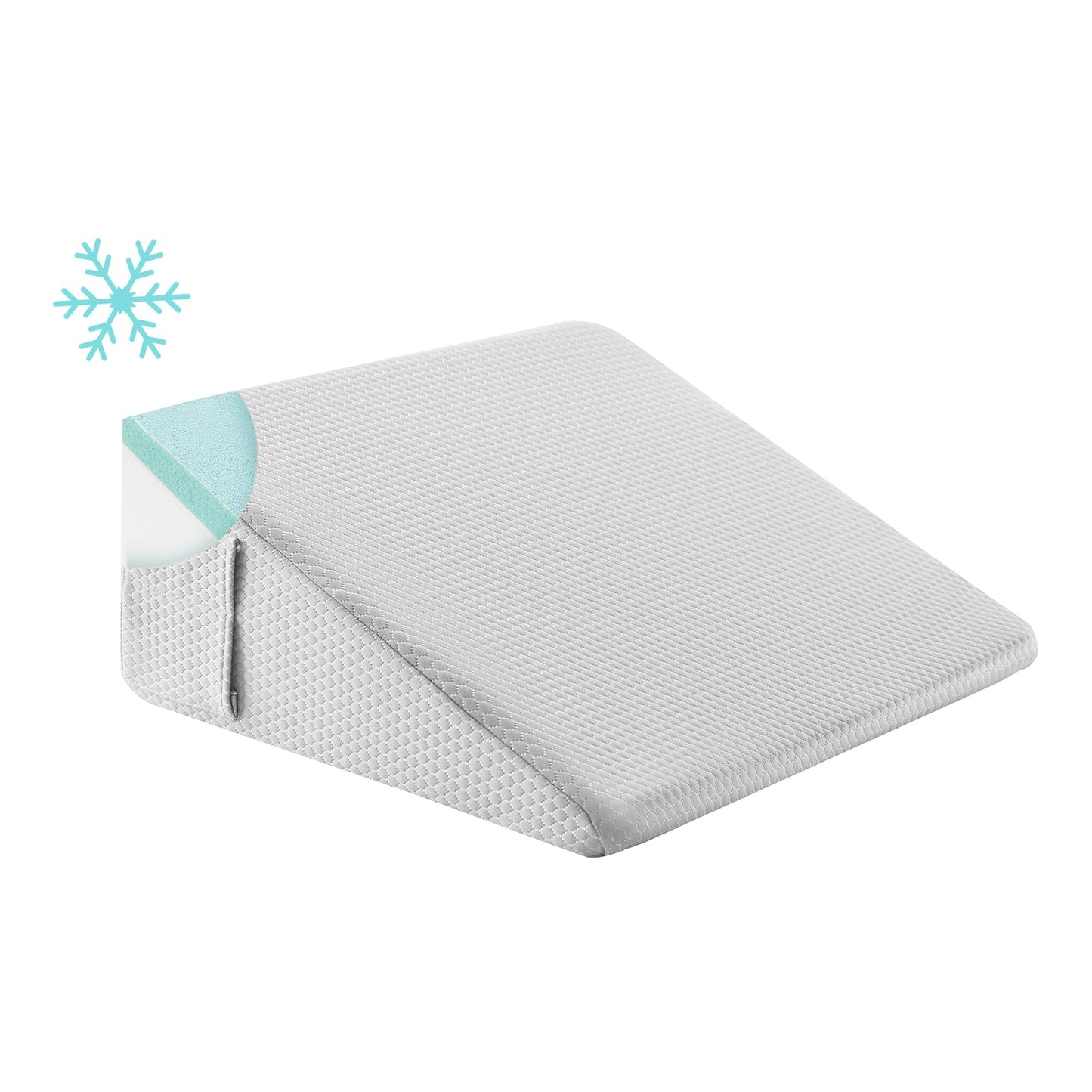 Light Gray Couples Intimate Position Wedge Pillow - Vixen | Nova Network
